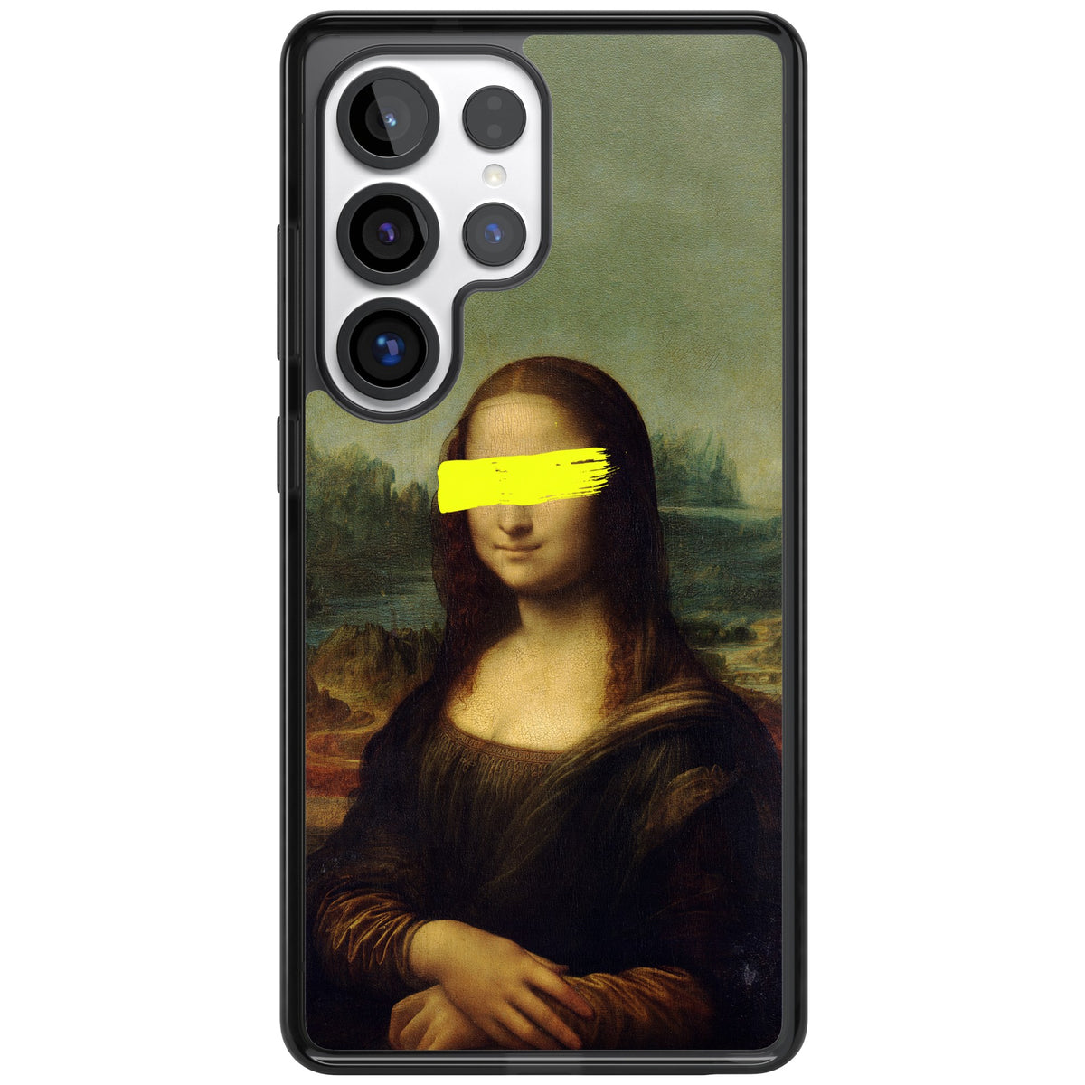 Vandaled Mona Lisa Samsung S25 Ultra / Samsung S26 Ultra Impact Black Phone Case front