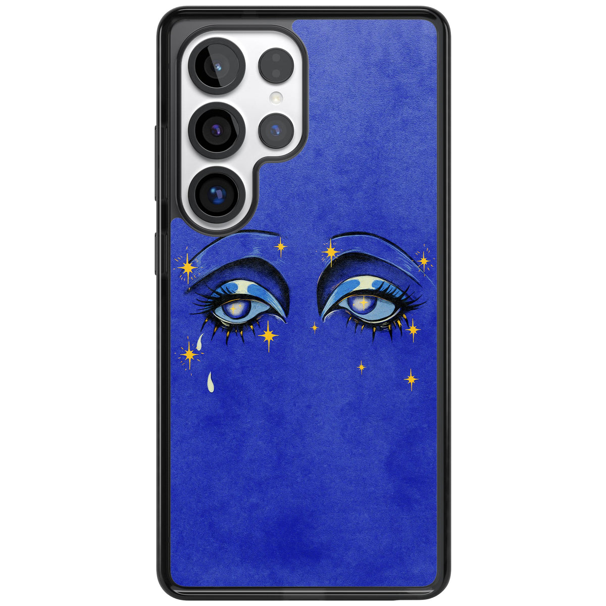 Blue Mystic Eyes Samsung S25 Ultra / Samsung S26 Ultra Impact Black Phone Case front