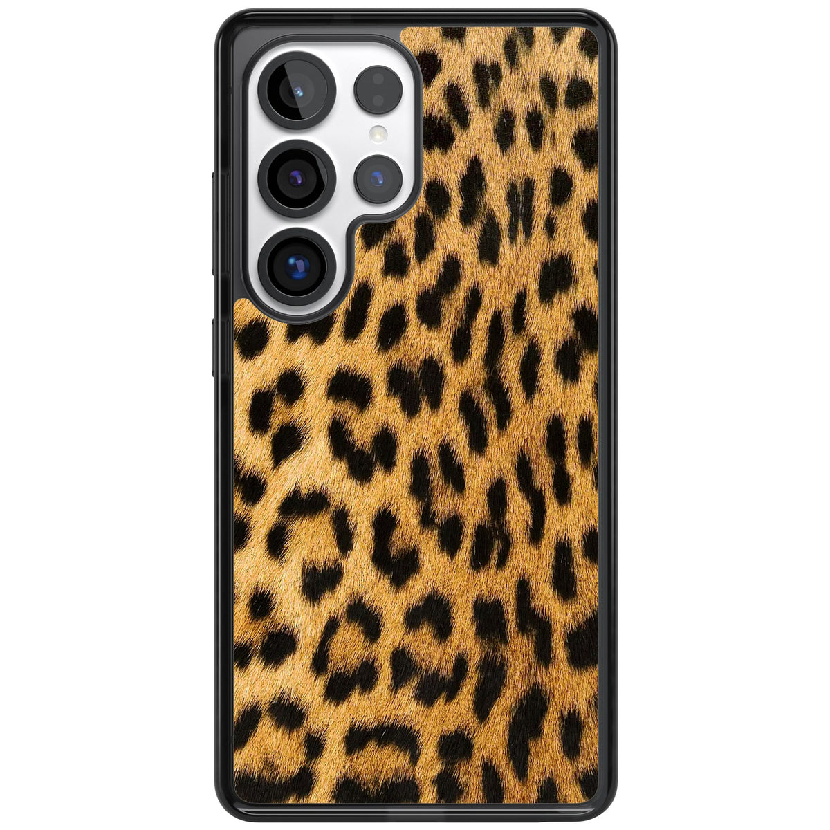 Savannah Leopard Samsung S25 Ultra / Samsung S26 Ultra Impact Black Phone Case front