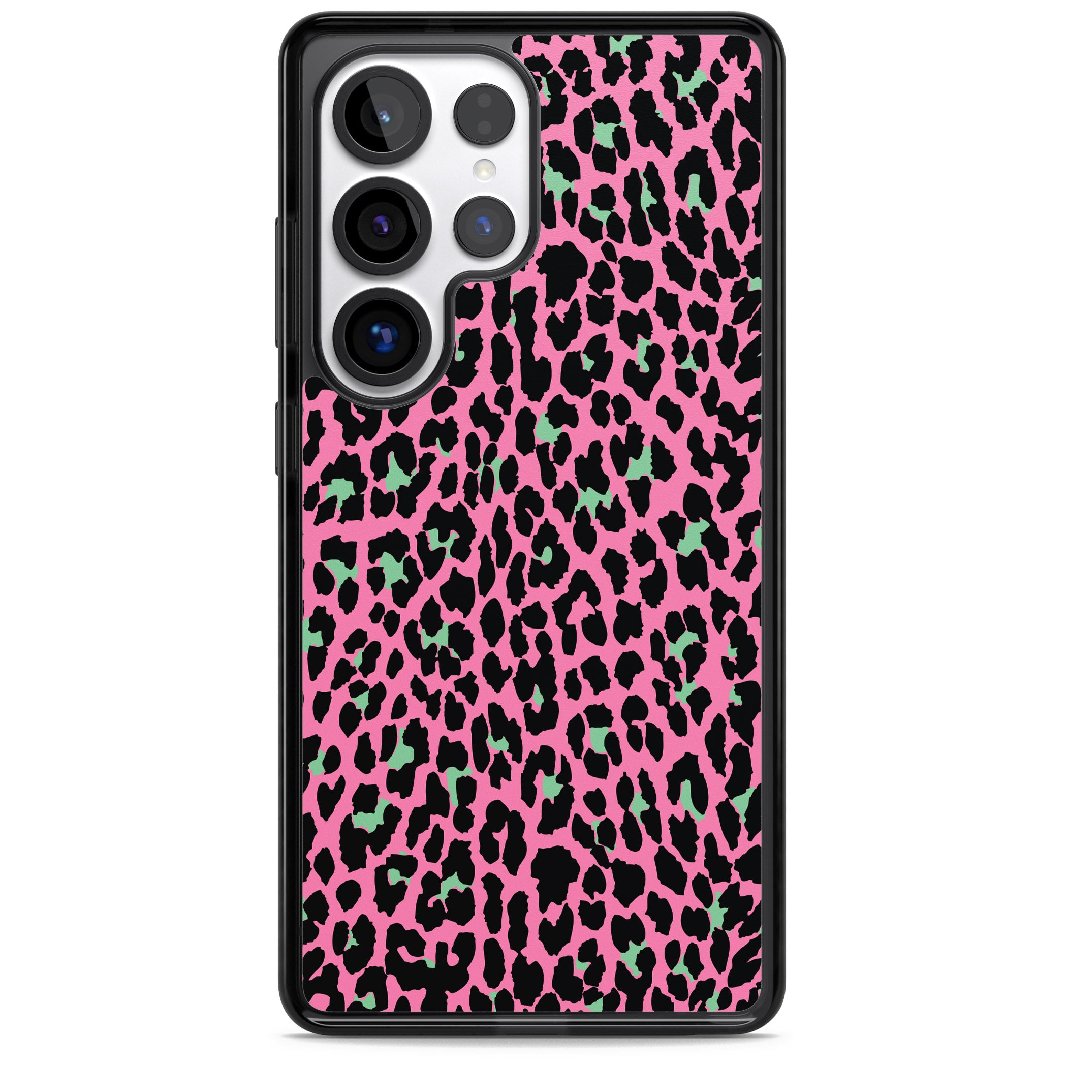 Pink & Green Leopard