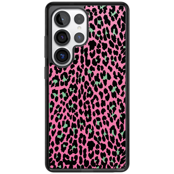 Pink & Green Leopard