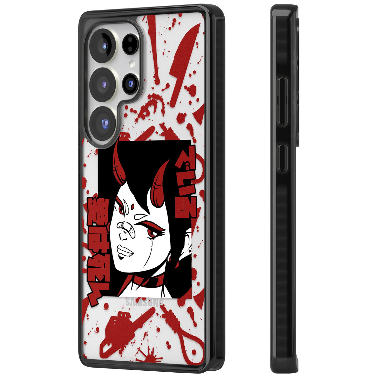 She's a Devil Samsung S25 Ultra / Samsung S26 Ultra Impact Black Phone Case side