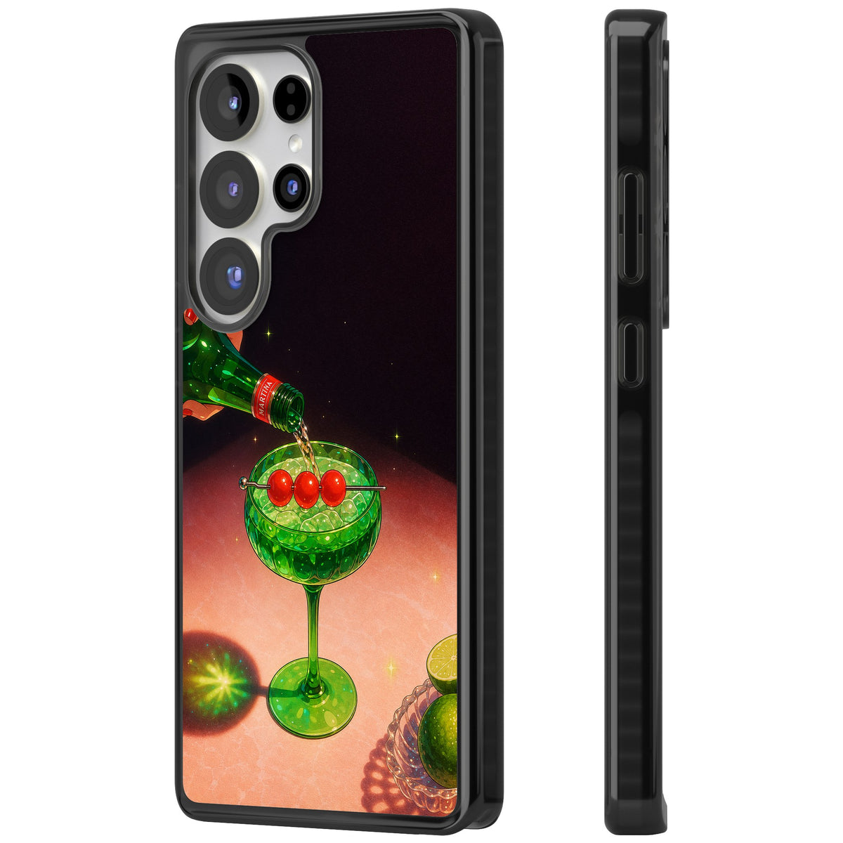 Absinthe Hour Samsung S25 Ultra / Samsung S26 Ultra Impact Black Phone Case side