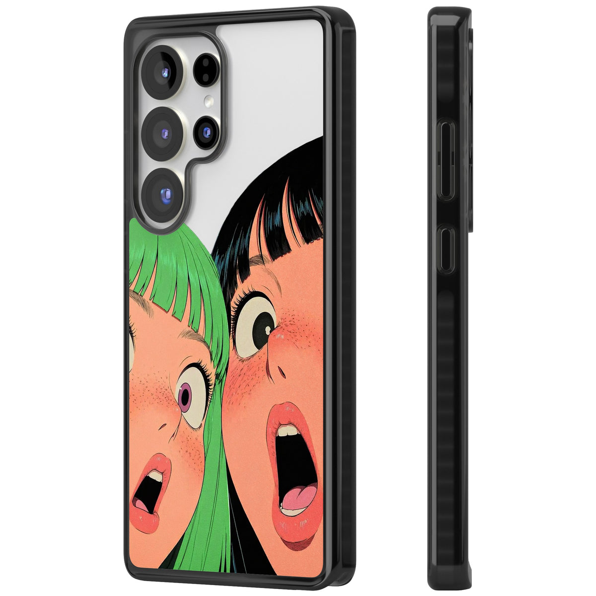 Gasp Samsung S25 Ultra / Samsung S26 Ultra Impact Black Phone Case side
