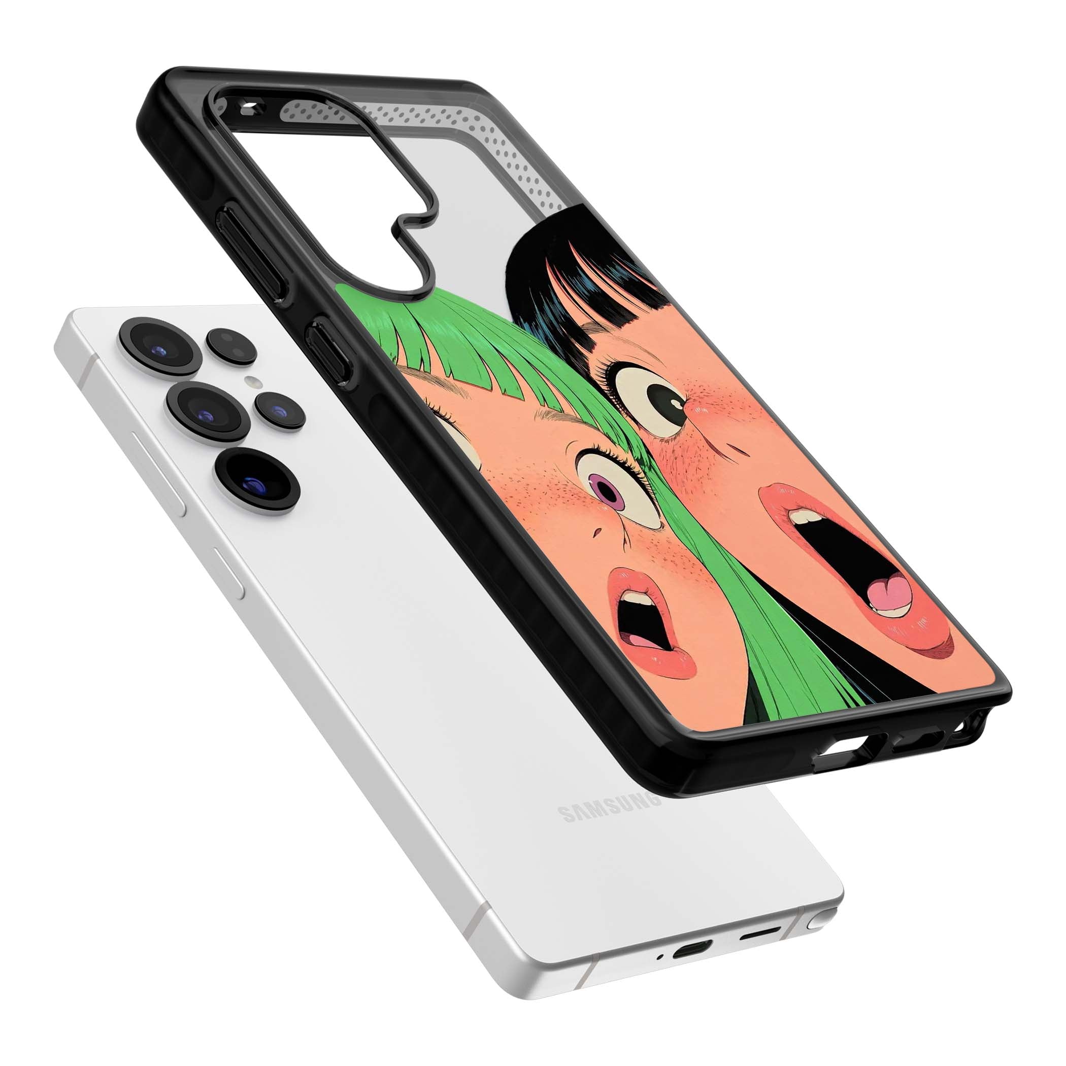 Gasp for her iPhone case | Black Impact case for Samsung Galaxy S25 Ultra