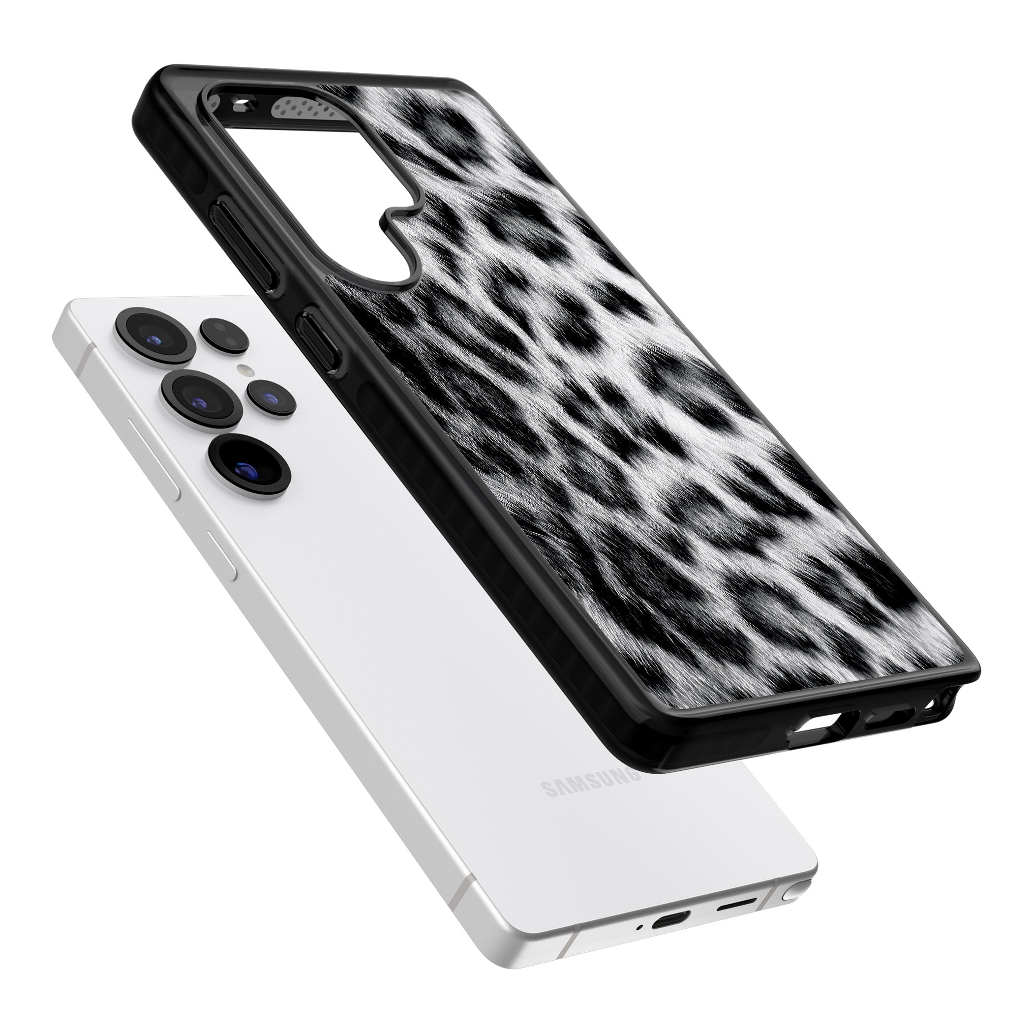 Animal Fur Pattern Snow Leopard