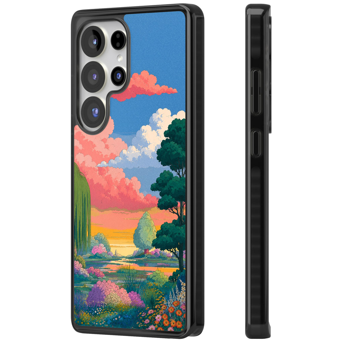 Dream Valley Samsung S25 Ultra / Samsung S26 Ultra Impact Black Phone Case side