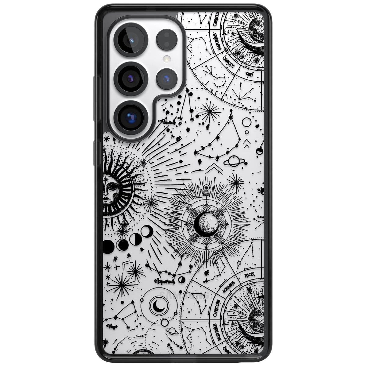 Celestial Chart Samsung S25 Ultra / Samsung S26 Ultra Impact Black Phone Case front