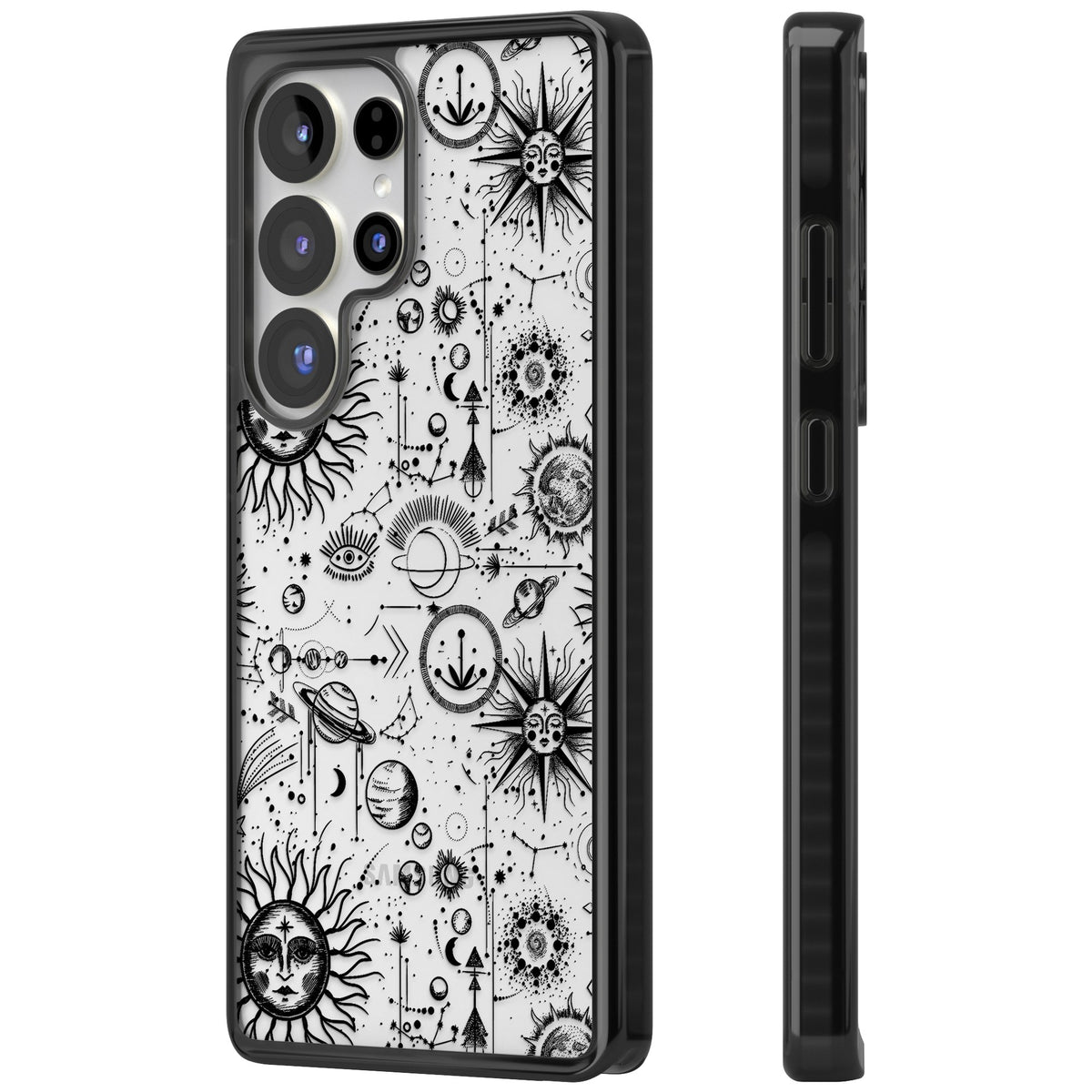 Cosmic Cartography Samsung S25 Ultra / Samsung S26 Ultra Impact Black Phone Case side