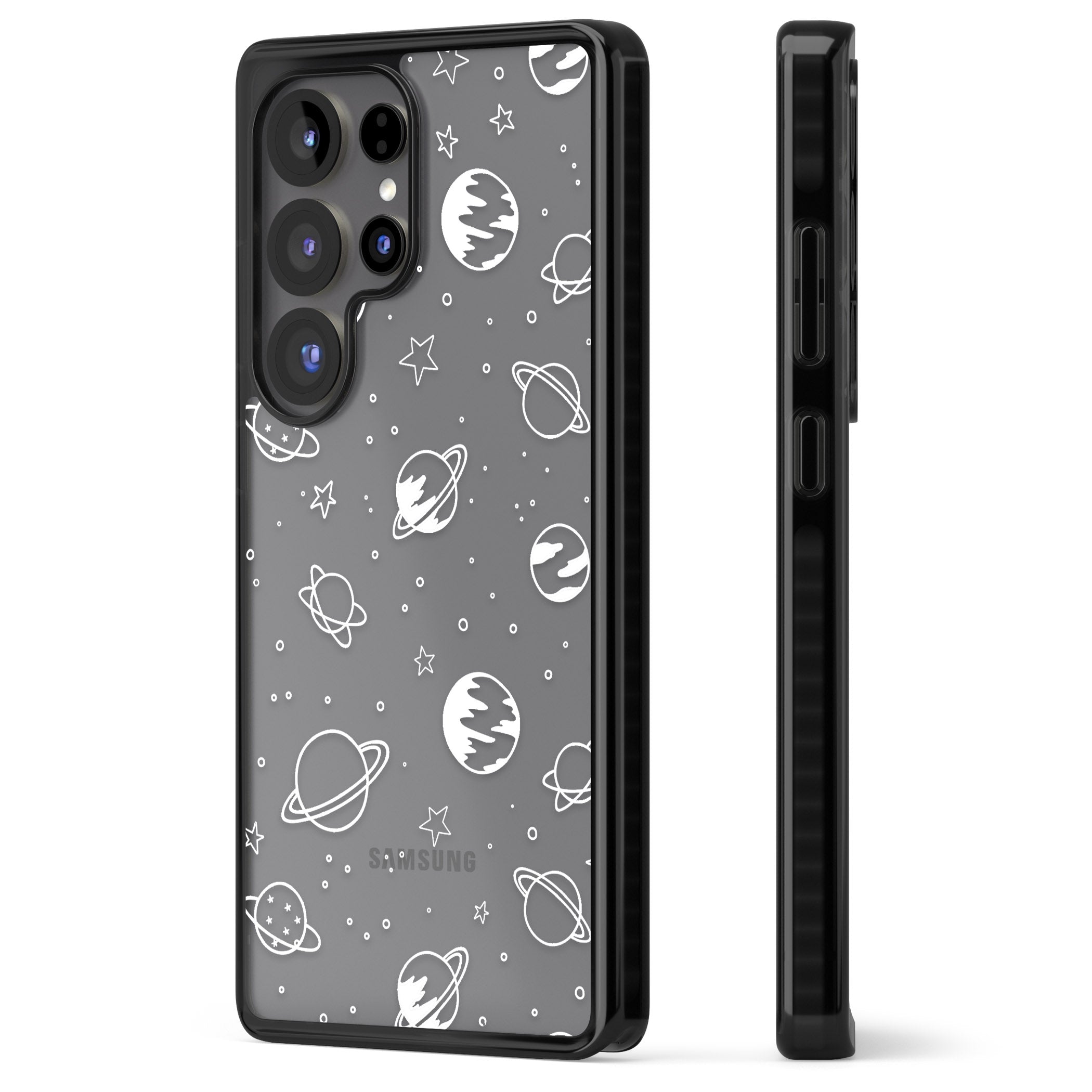 Cosmic Sketch White Clear