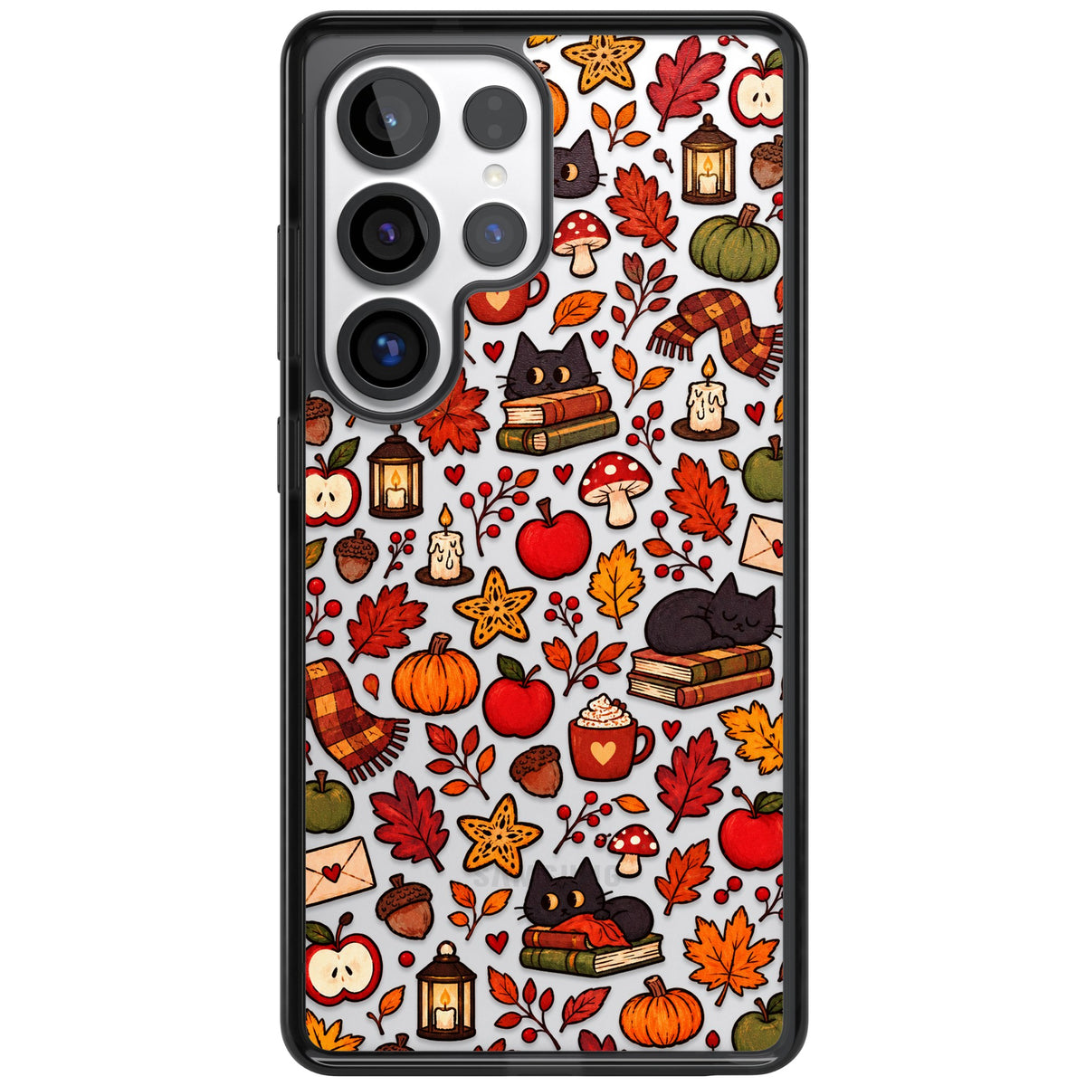 Autumn Mix Samsung S25 Ultra / Samsung S26 Ultra Impact Black Phone Case front