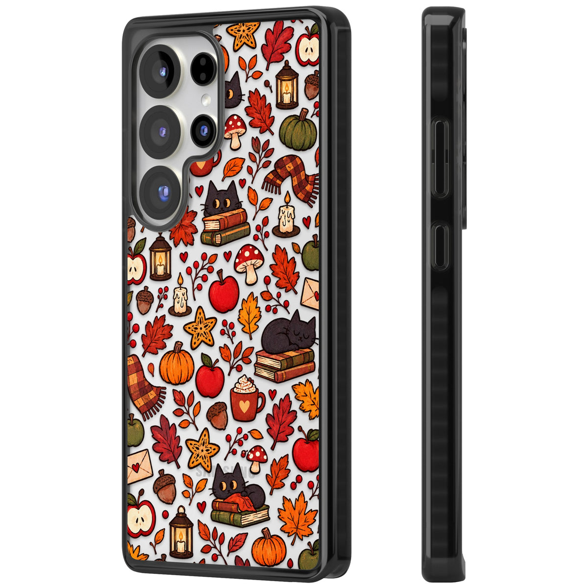 Autumn Mix Samsung S25 Ultra / Samsung S26 Ultra Impact Black Phone Case side