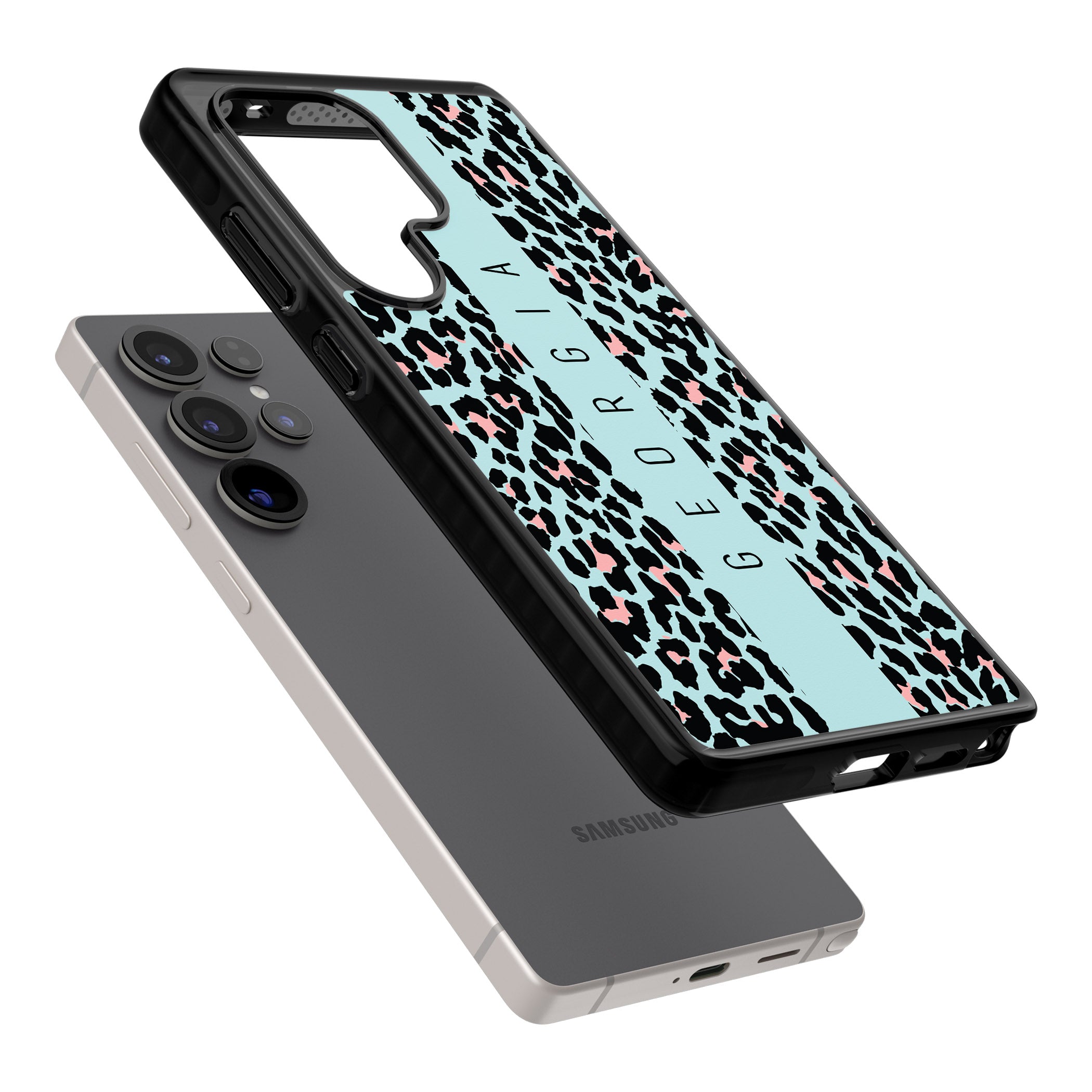 Personalised Blue Leopard