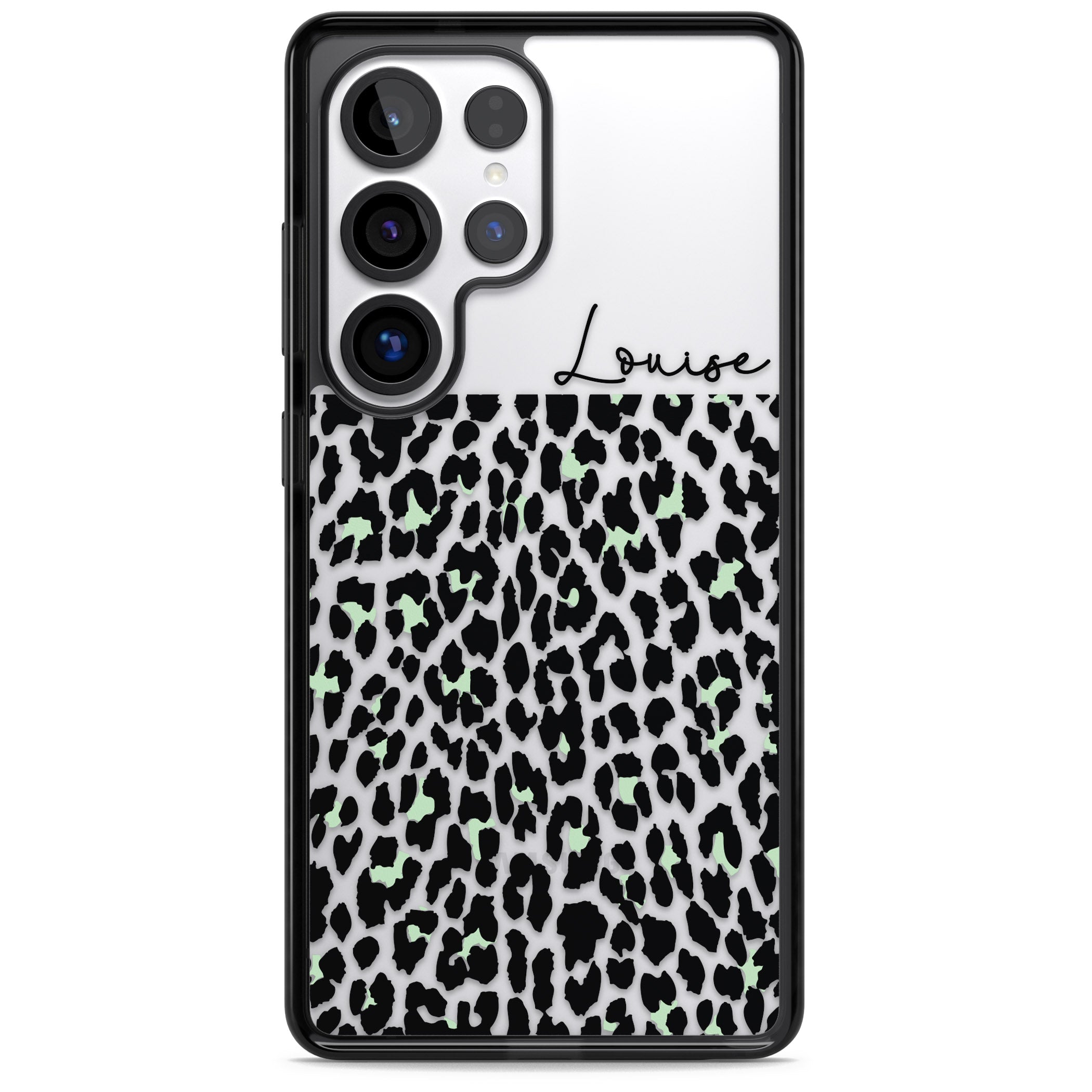 Personalised Seafoam Leopard