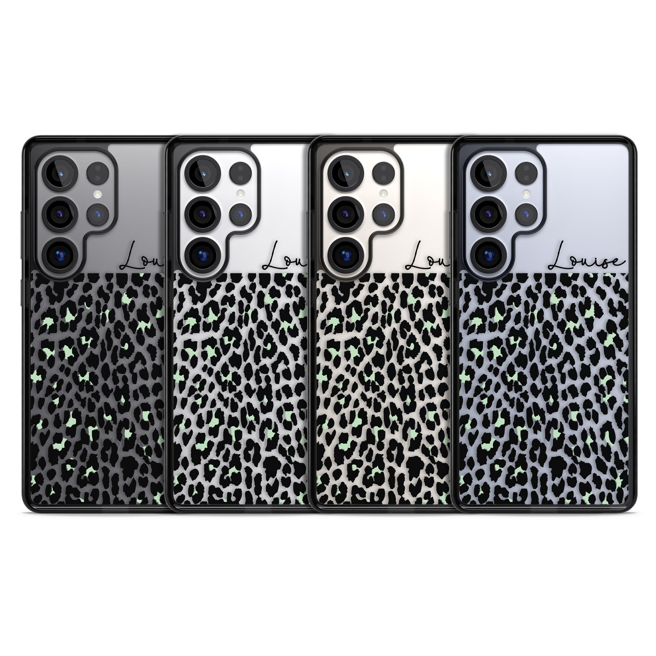 Personalised Seafoam Leopard