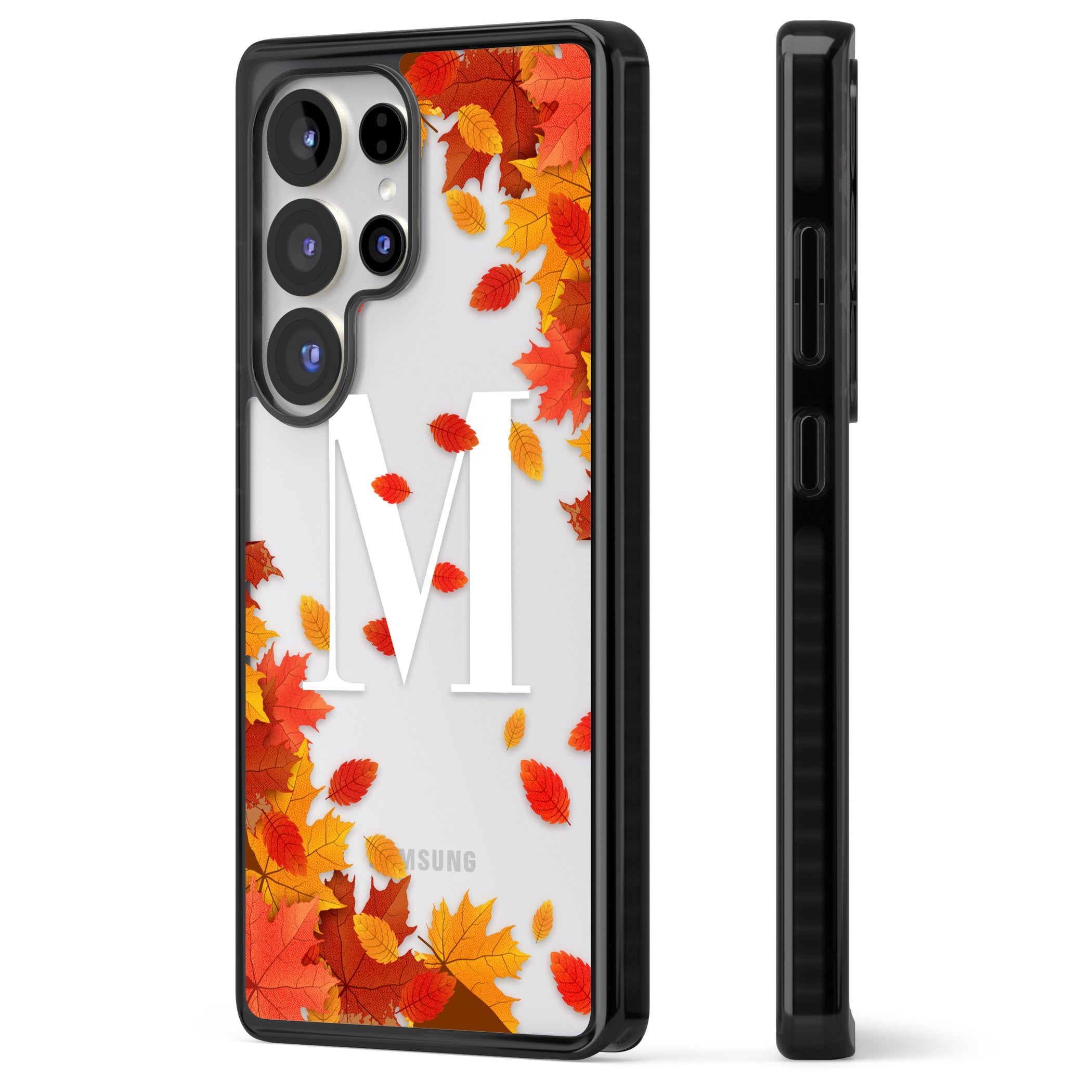 Personalised Autumn Leaves Monogram