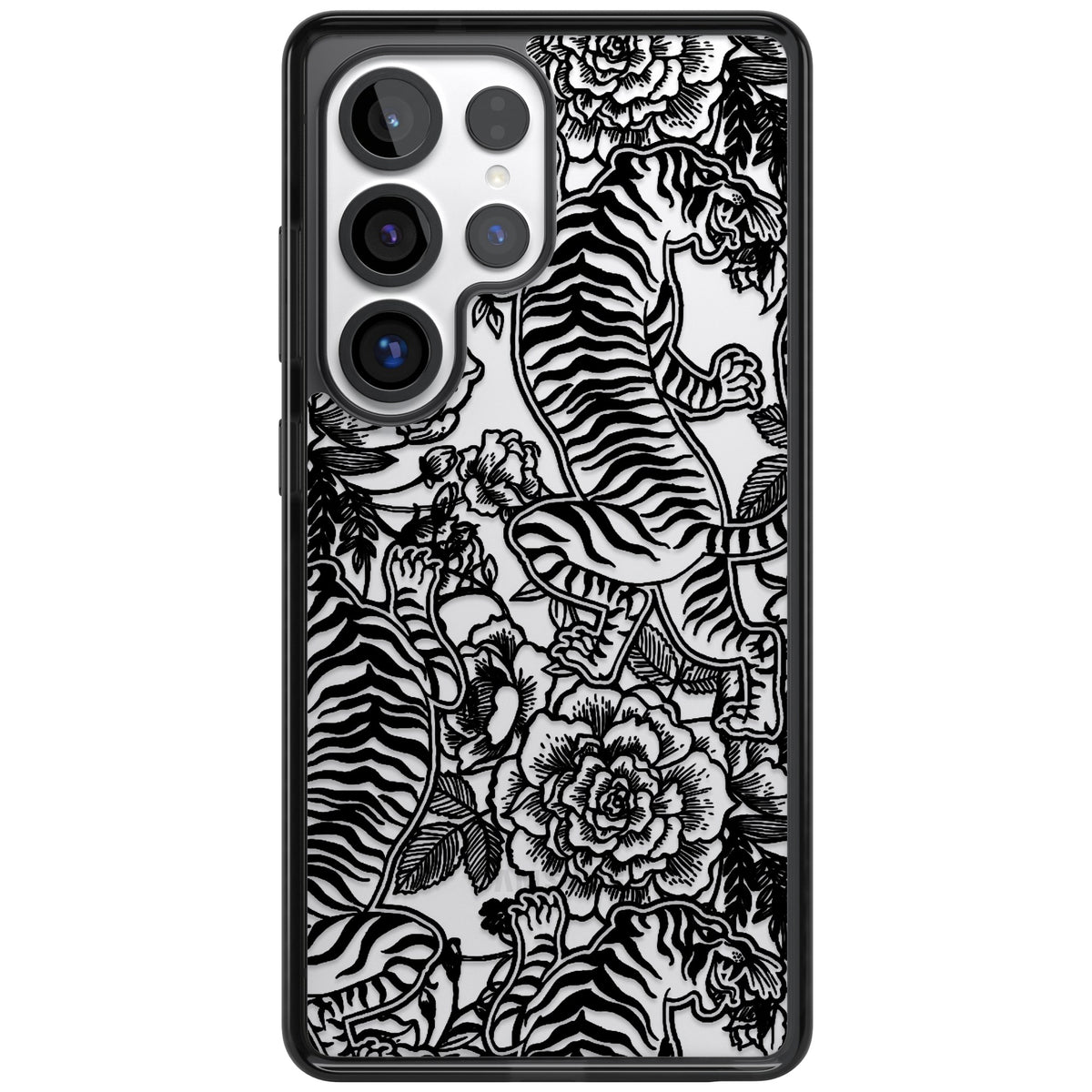 Tiger Dynasty Samsung S25 Ultra / Samsung S26 Ultra Impact Black Phone Case front