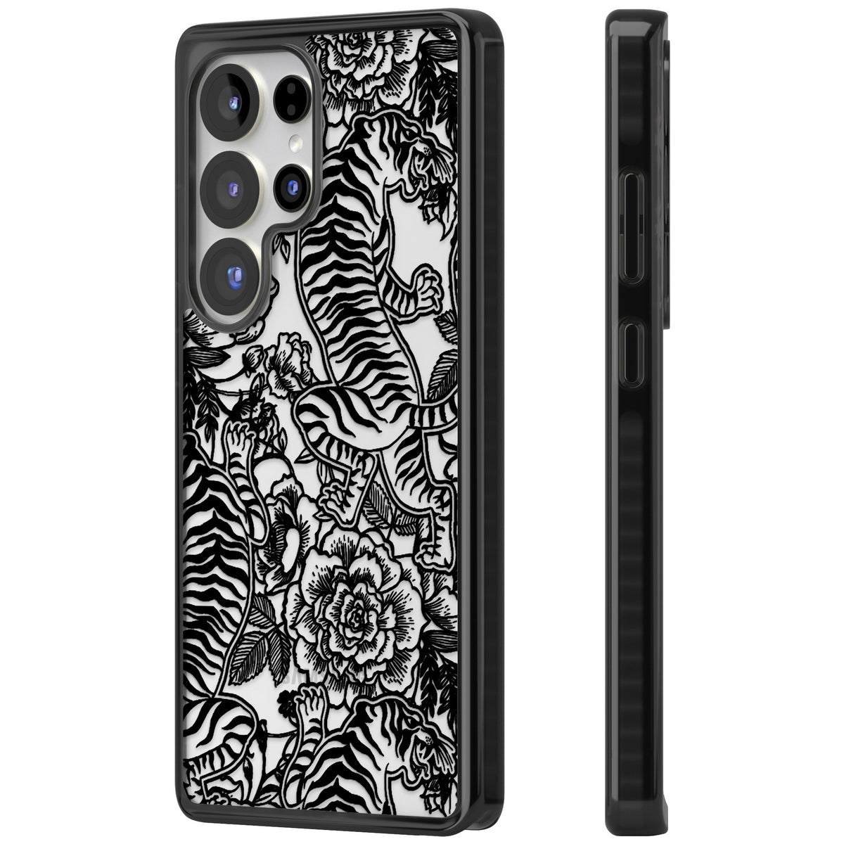 Tiger Dynasty Samsung S25 Ultra / Samsung S26 Ultra Impact Black Phone Case side