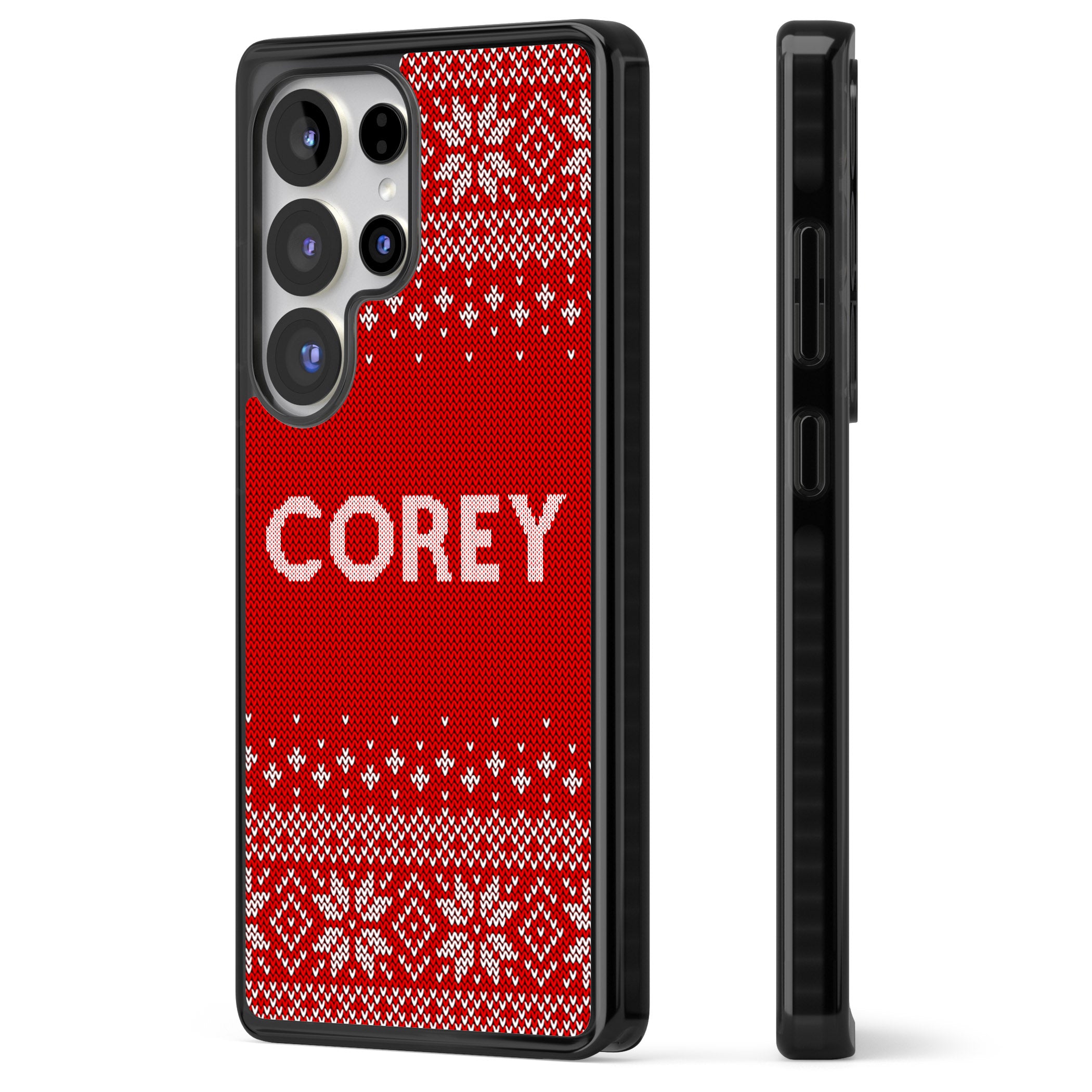 Personalised Red Christmas Knit