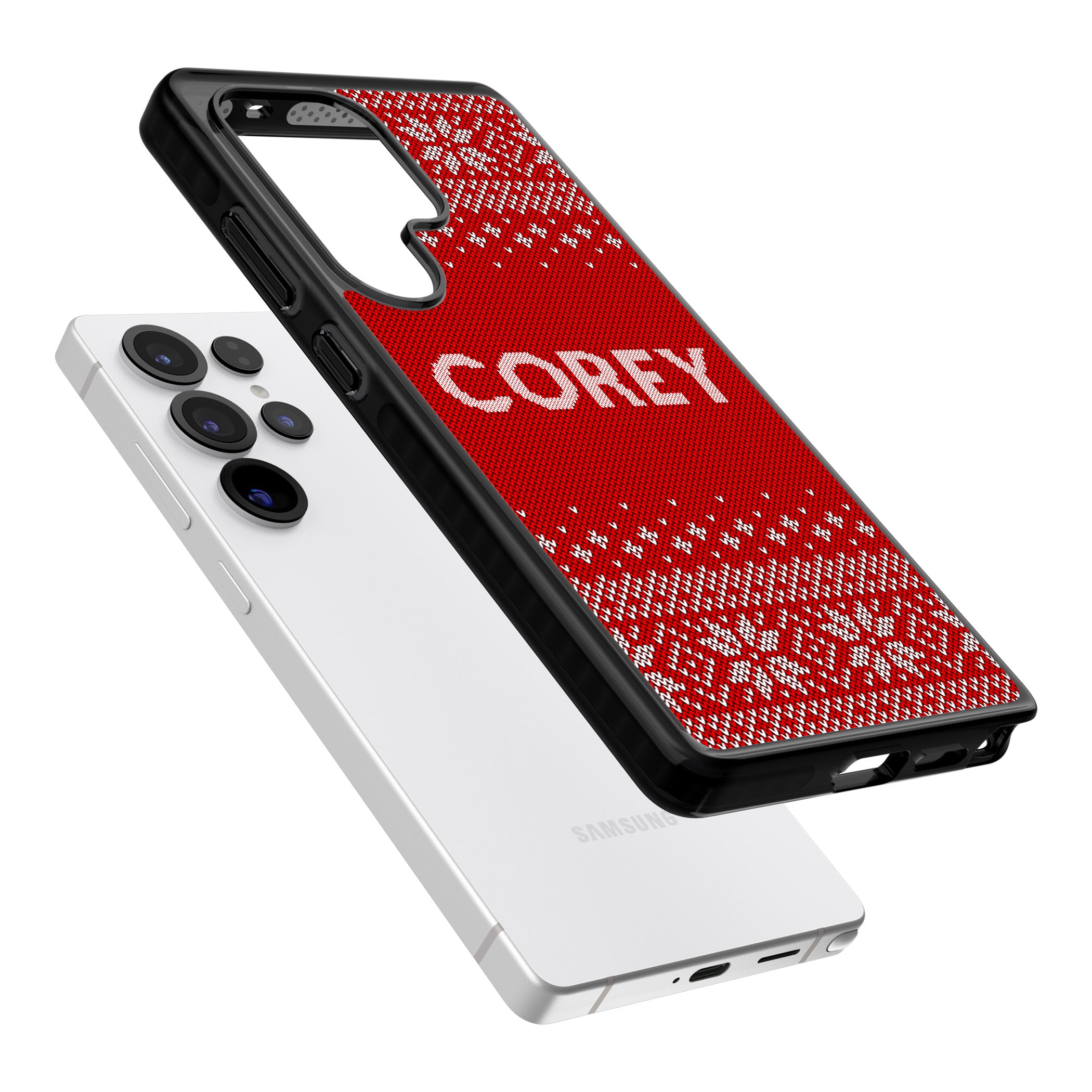 Personalised Red Christmas Knit