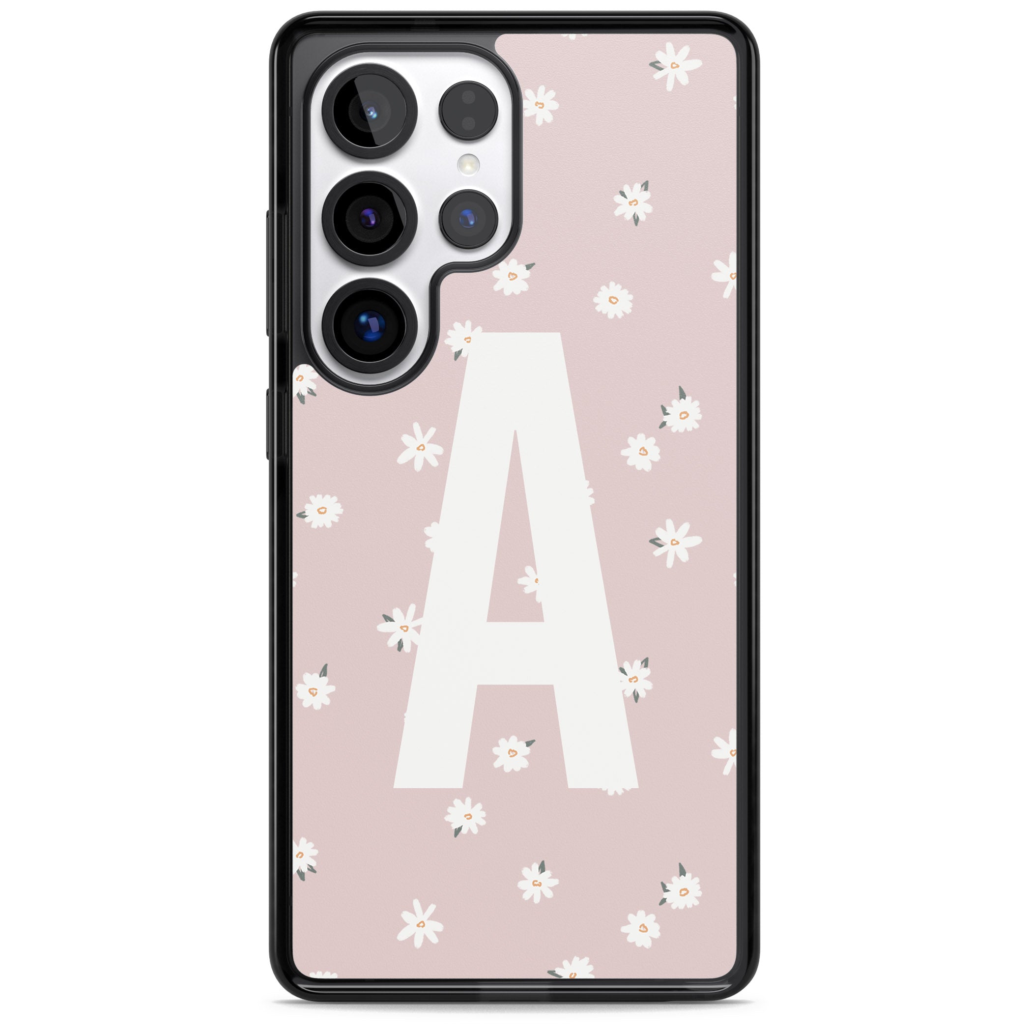 Personalised Pink Daisy Initial