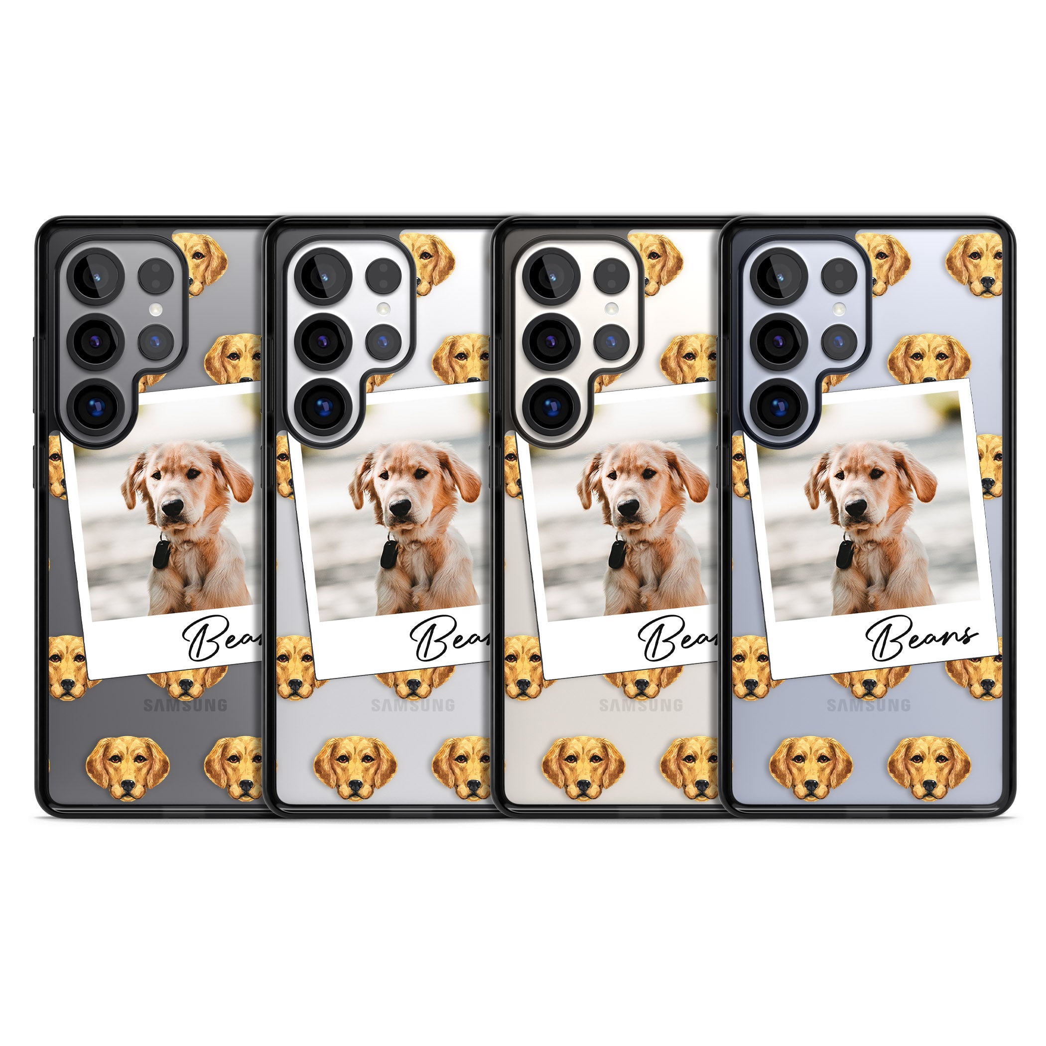 Personalised Labrador Instant Camera Photo