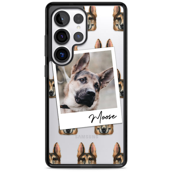 Personalised German Shepherd Instant Camera Photo