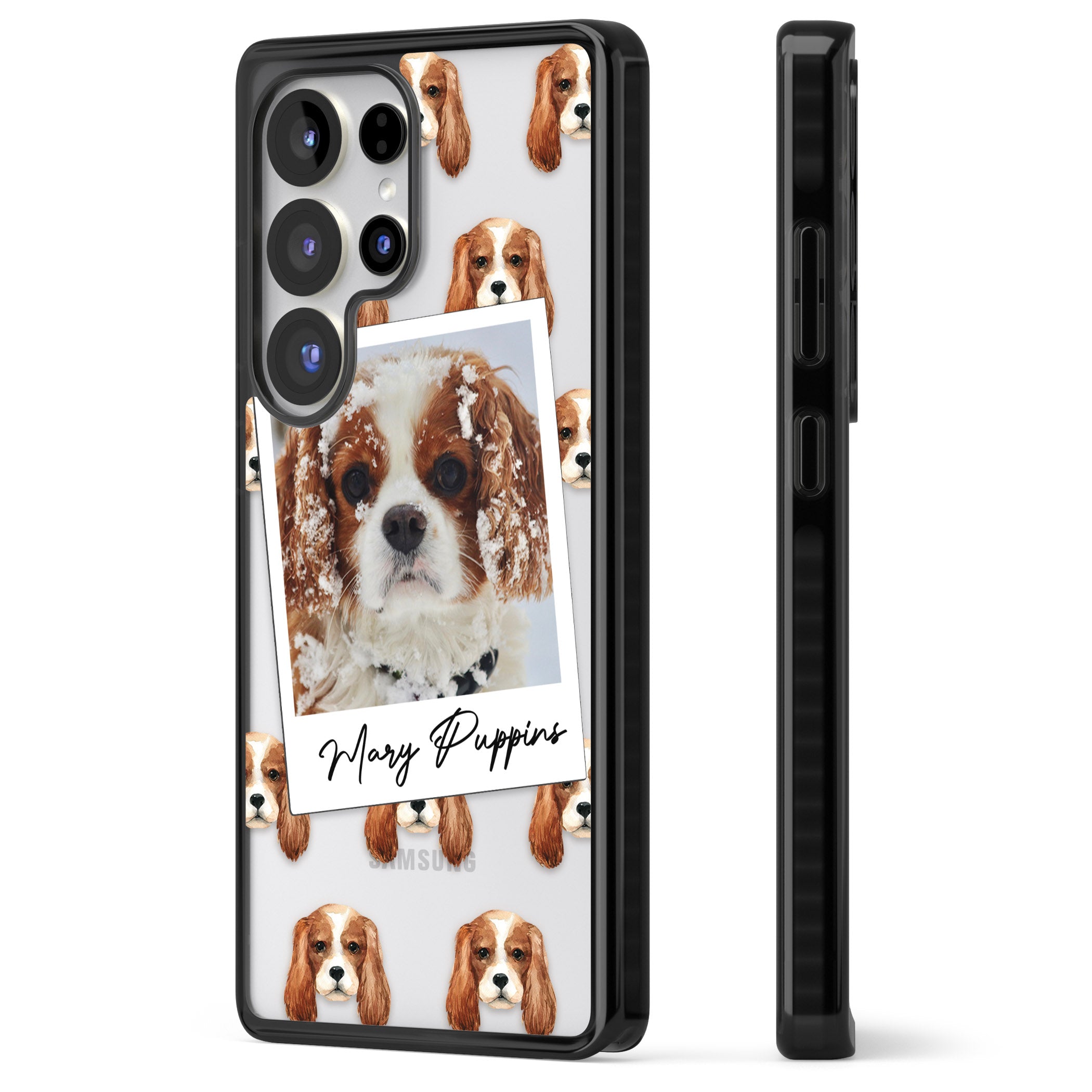 Personalised Cavalier King Charles Instant Camera Photo