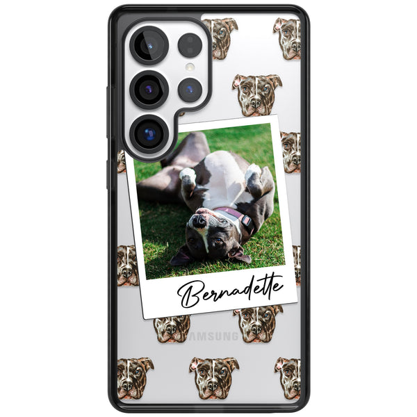 Personalised Staffordshire Bull Terrier Instant Camera Photo