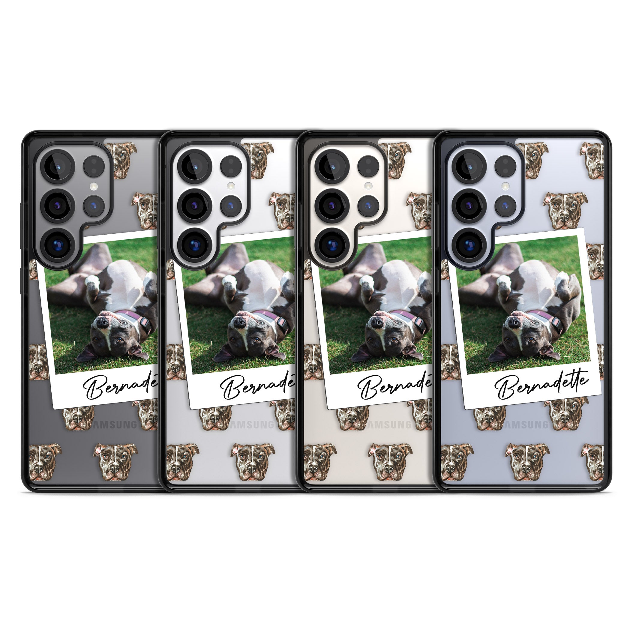 Personalised Staffordshire Bull Terrier Instant Camera Photo