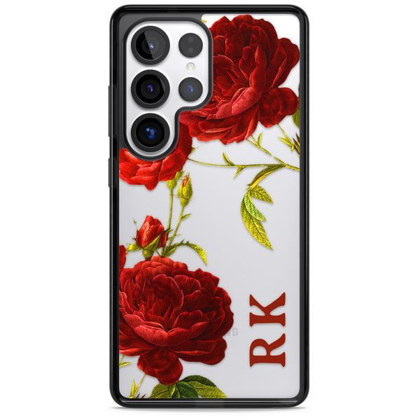 Personalised Red Roses