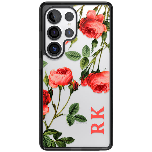 Personalised Vintage Floral Rose