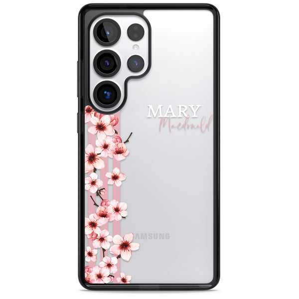 Personalised Cherry Blossom Stripe