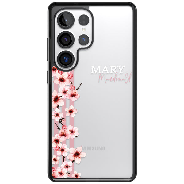 Personalised Cherry Blossom Stripe