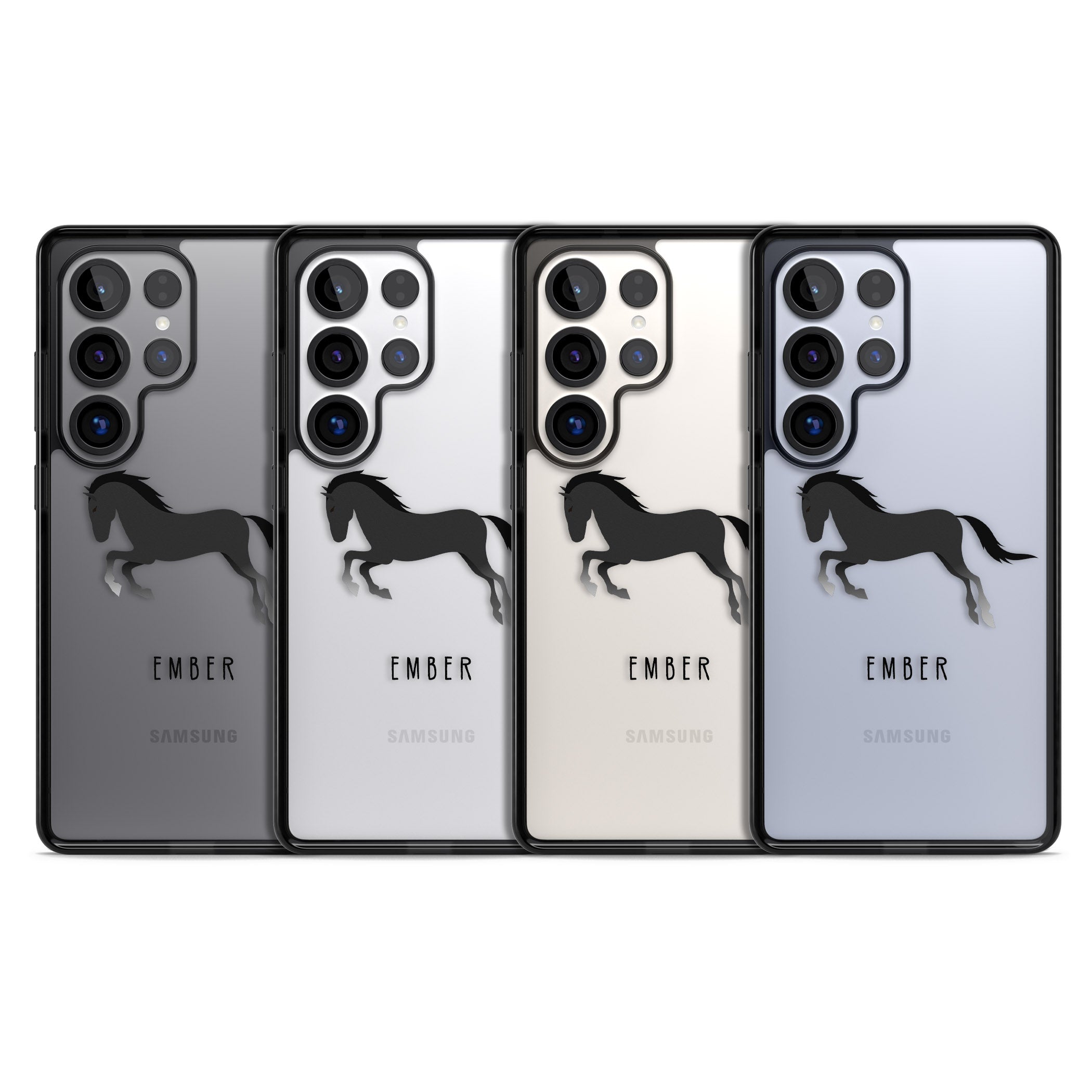 Personalised Black Horse