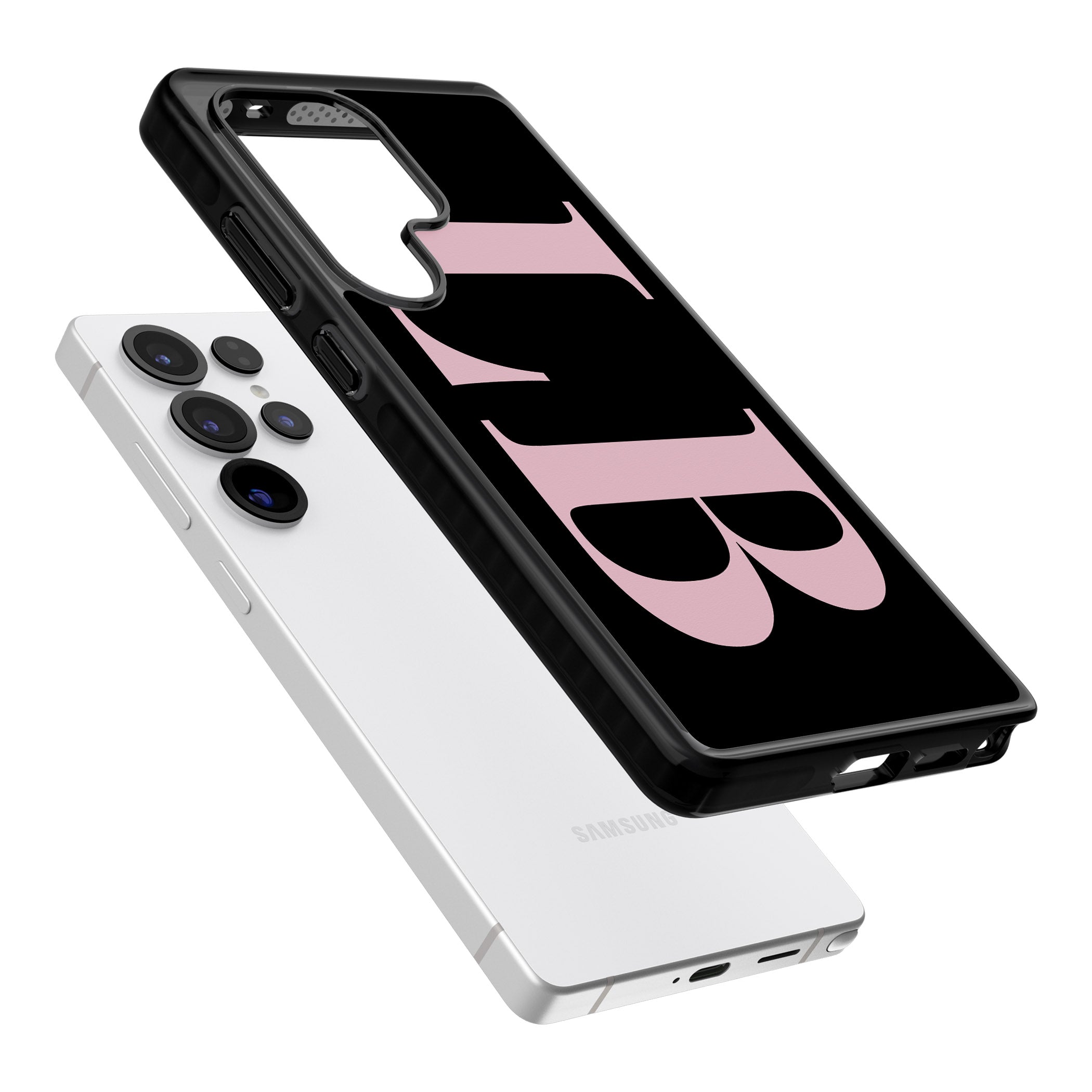 Personalised Pink & Black Green Letters