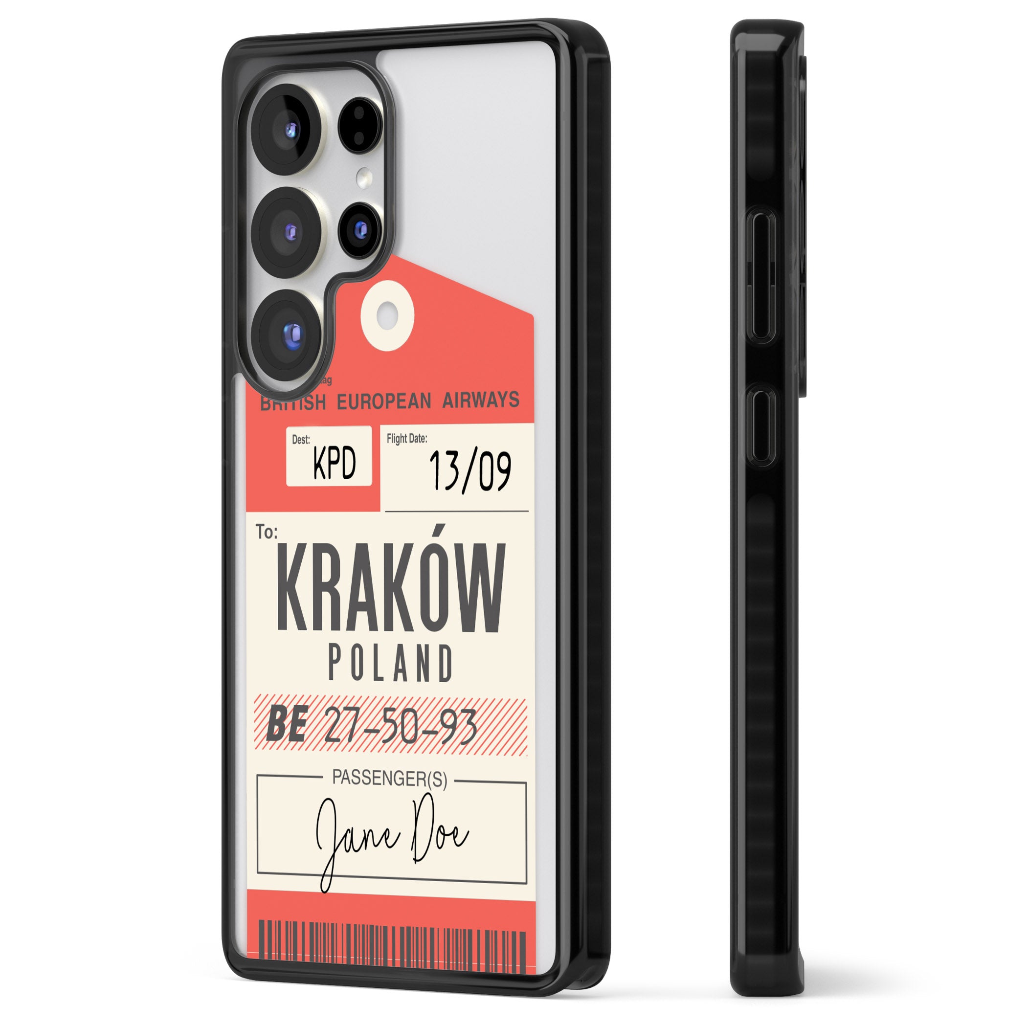 Personalised Vintage Bea Luggage Tag