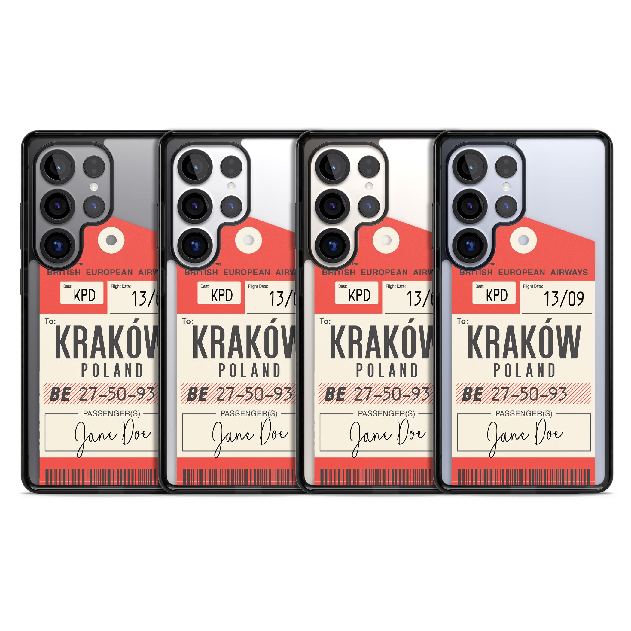 Personalised Vintage Bea Luggage Tag