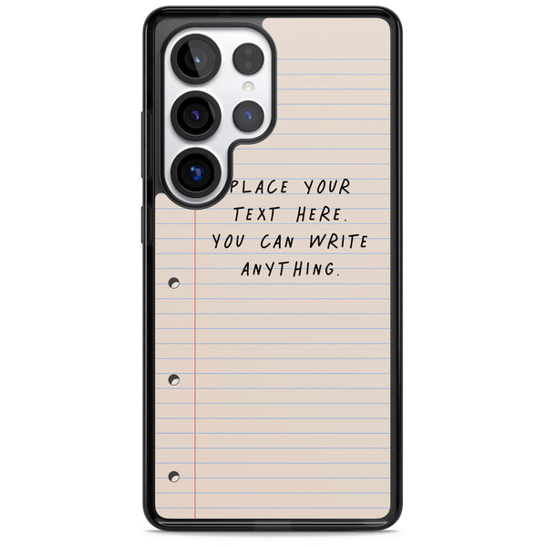 Personalised Lined Paper