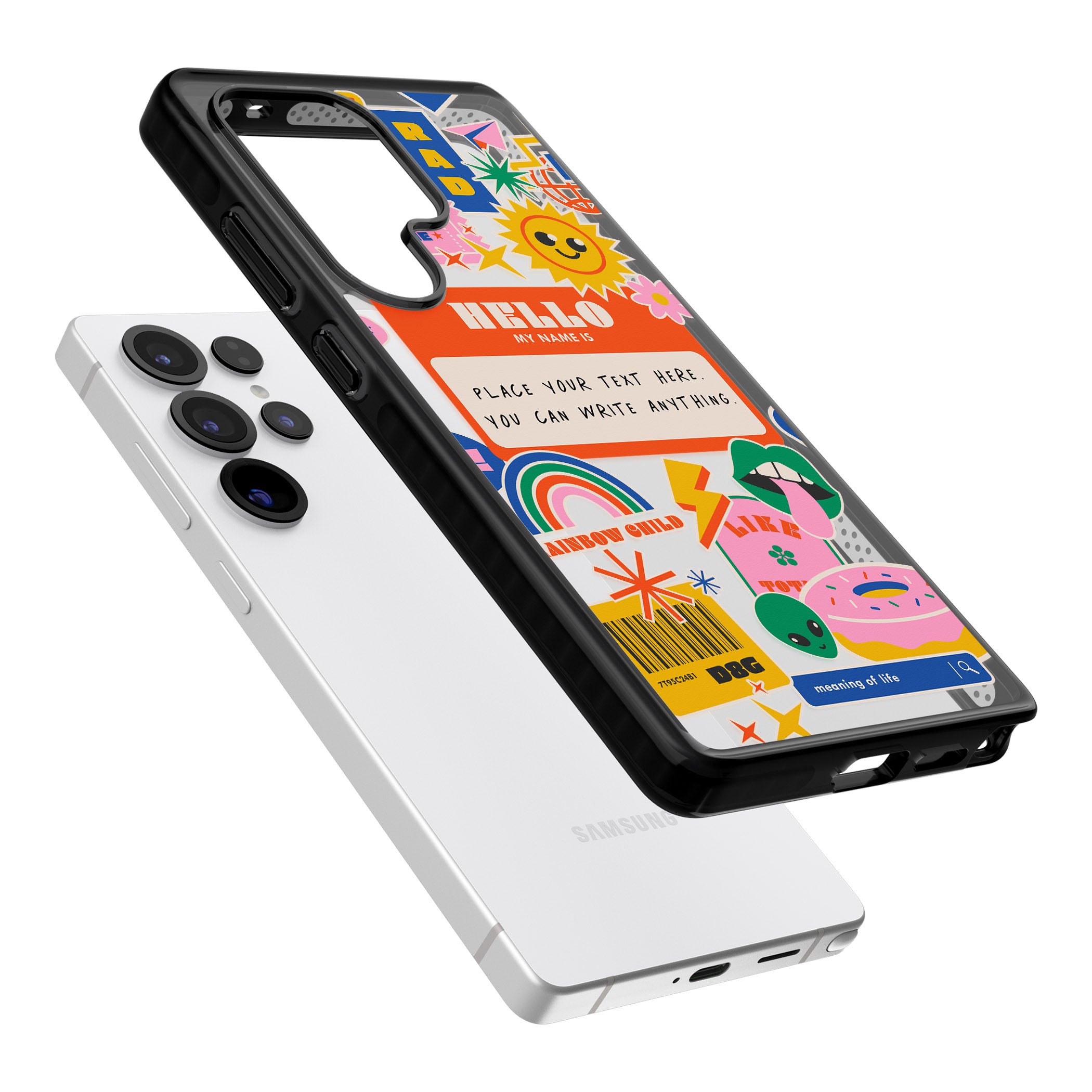 Personalised Retro Vibes Sticker