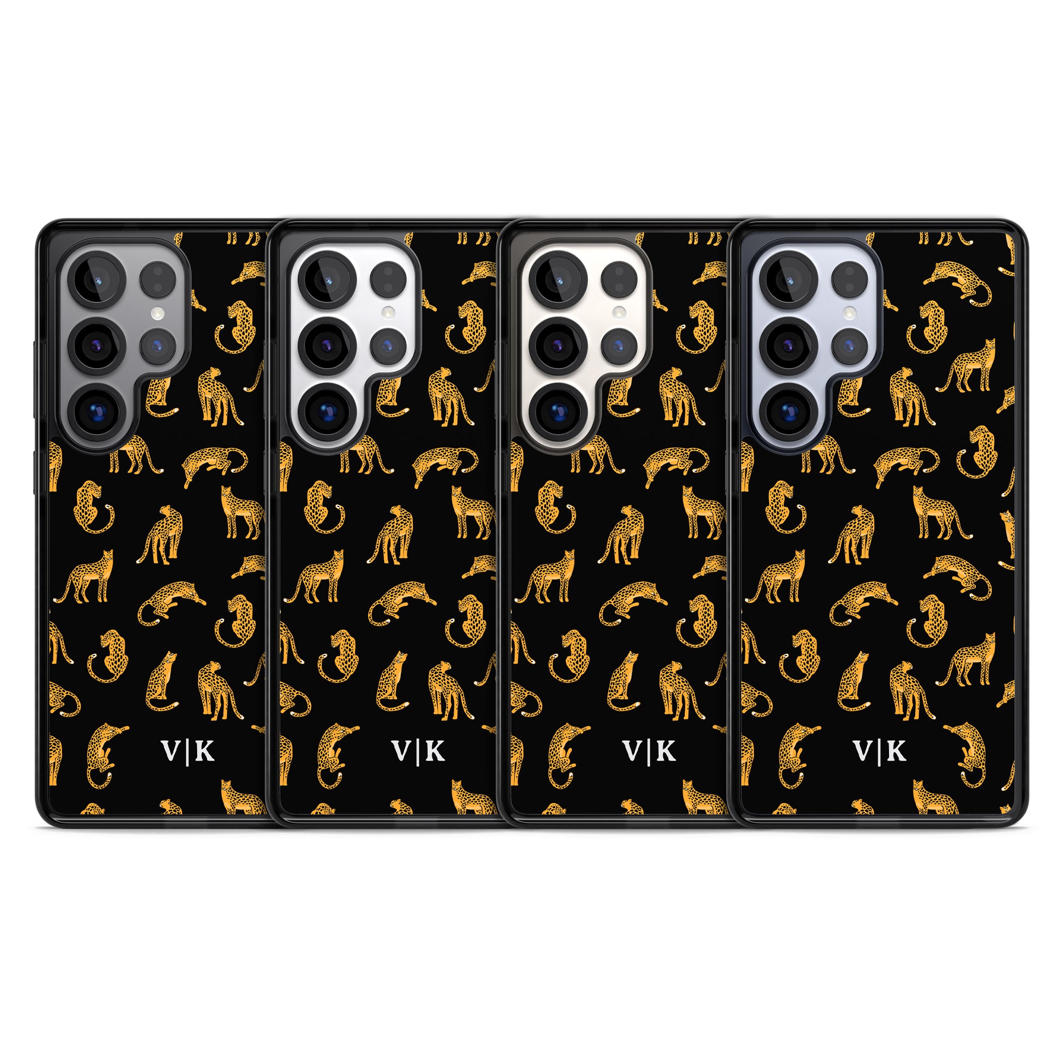 Personalised Gold Cheetah Pattern