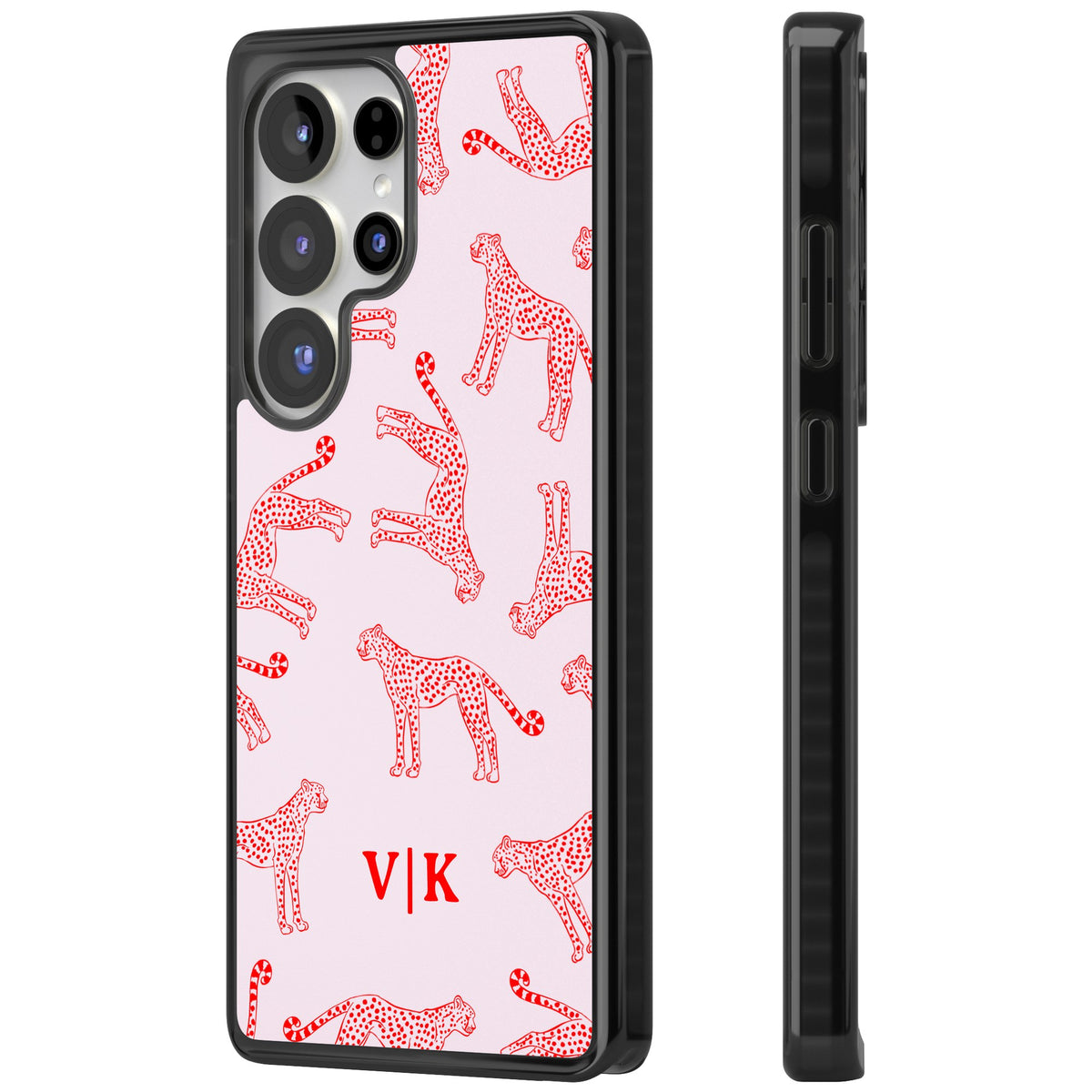 Scarlet Cheetahs Samsung S25 Ultra / Samsung S26 Ultra Impact Black Phone Case side
