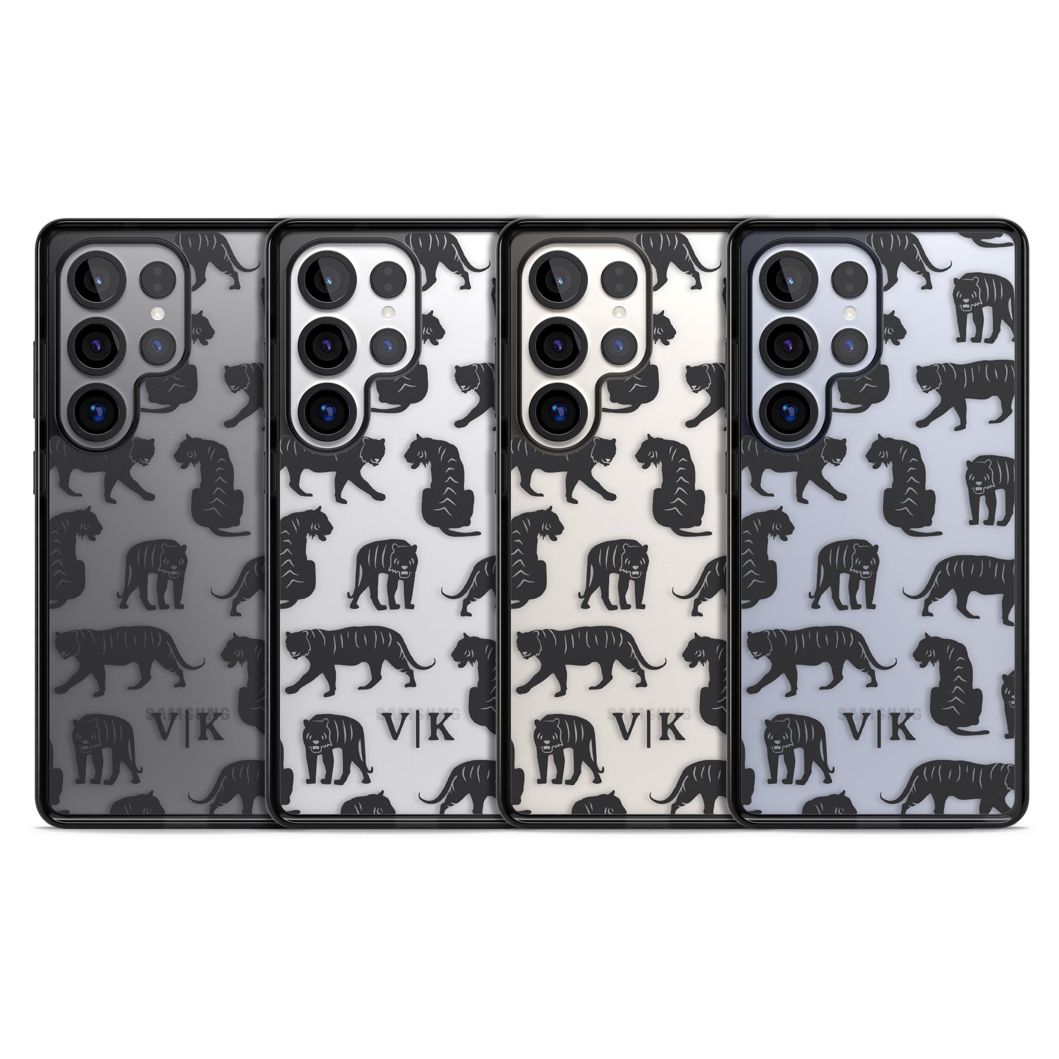 Personalised Tiger Silhouettes