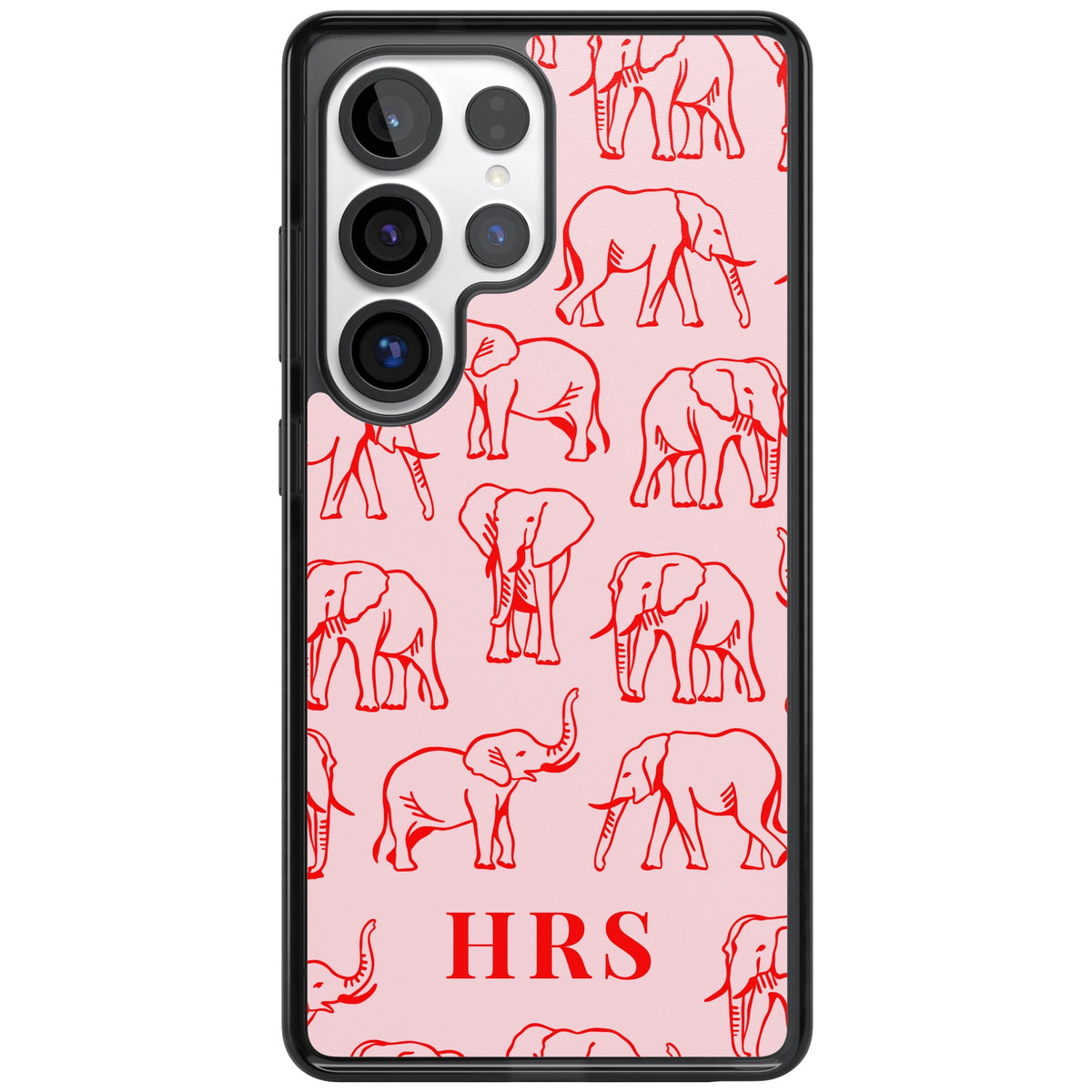 Scarlett Elephants Samsung S25 Ultra / Samsung S26 Ultra Impact Black Phone Case front