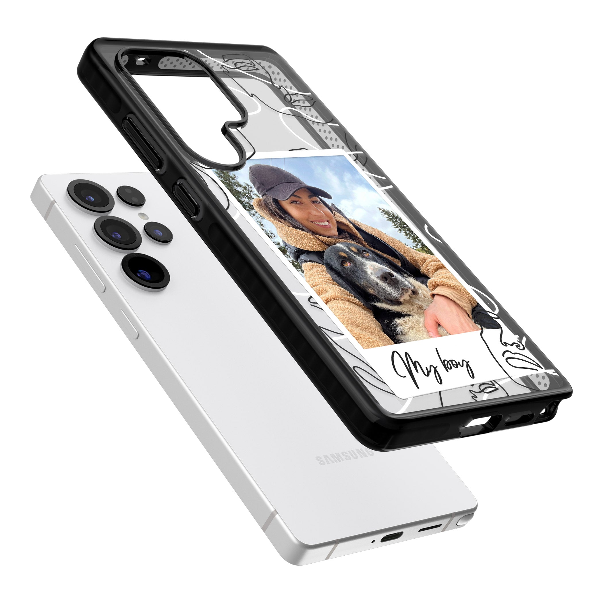 Personalised Abstract Faces Instant Photo