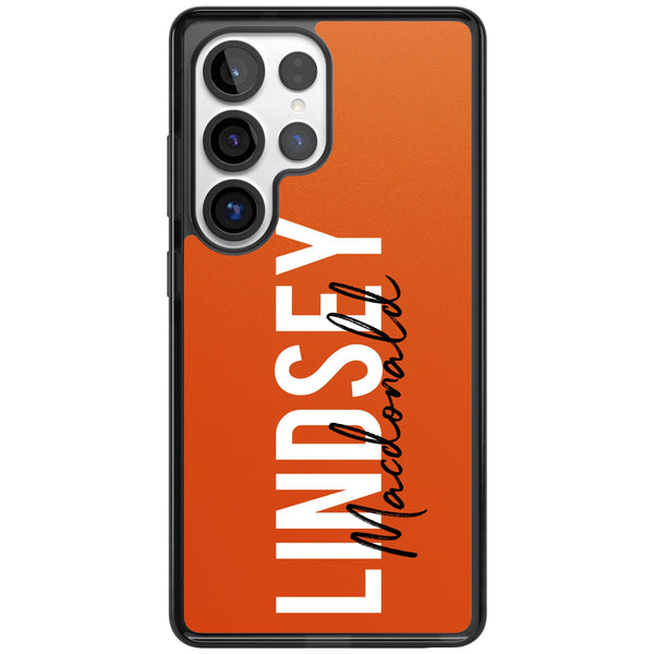 Personalised Bold Name: Orange