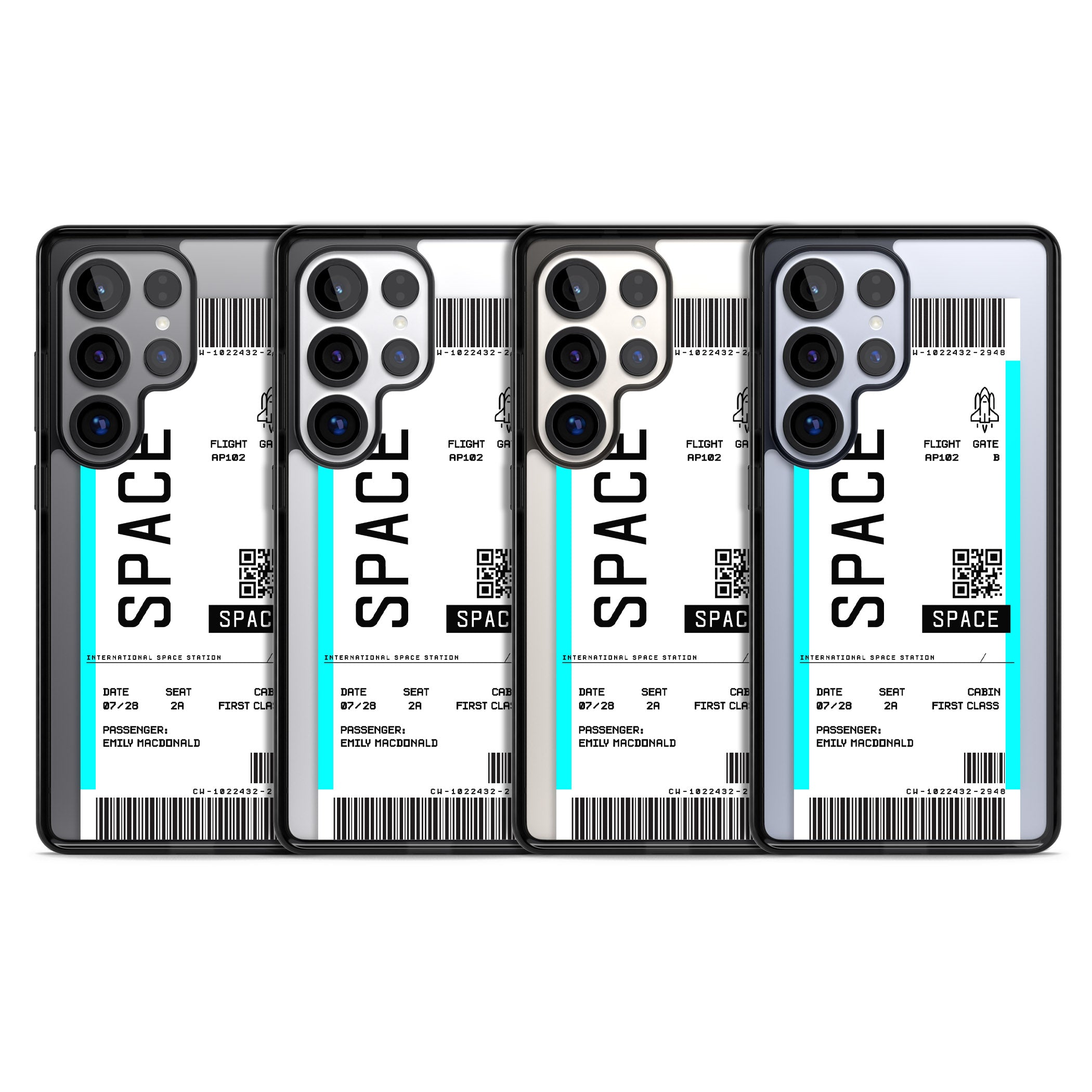 Personalised Space Travel Ticket