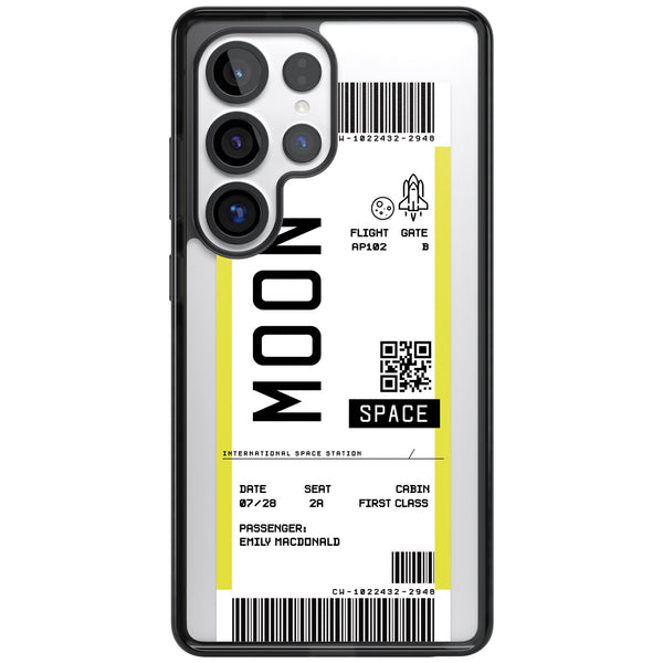Personalised Moon Travel Ticket