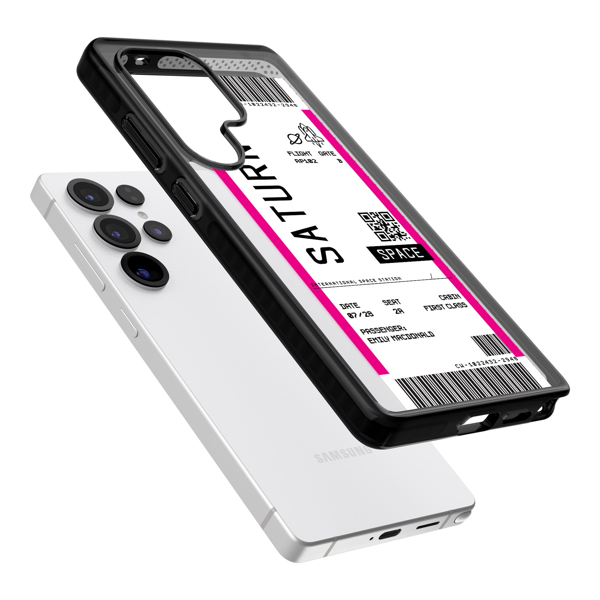 Personalised Saturn Travel Ticket