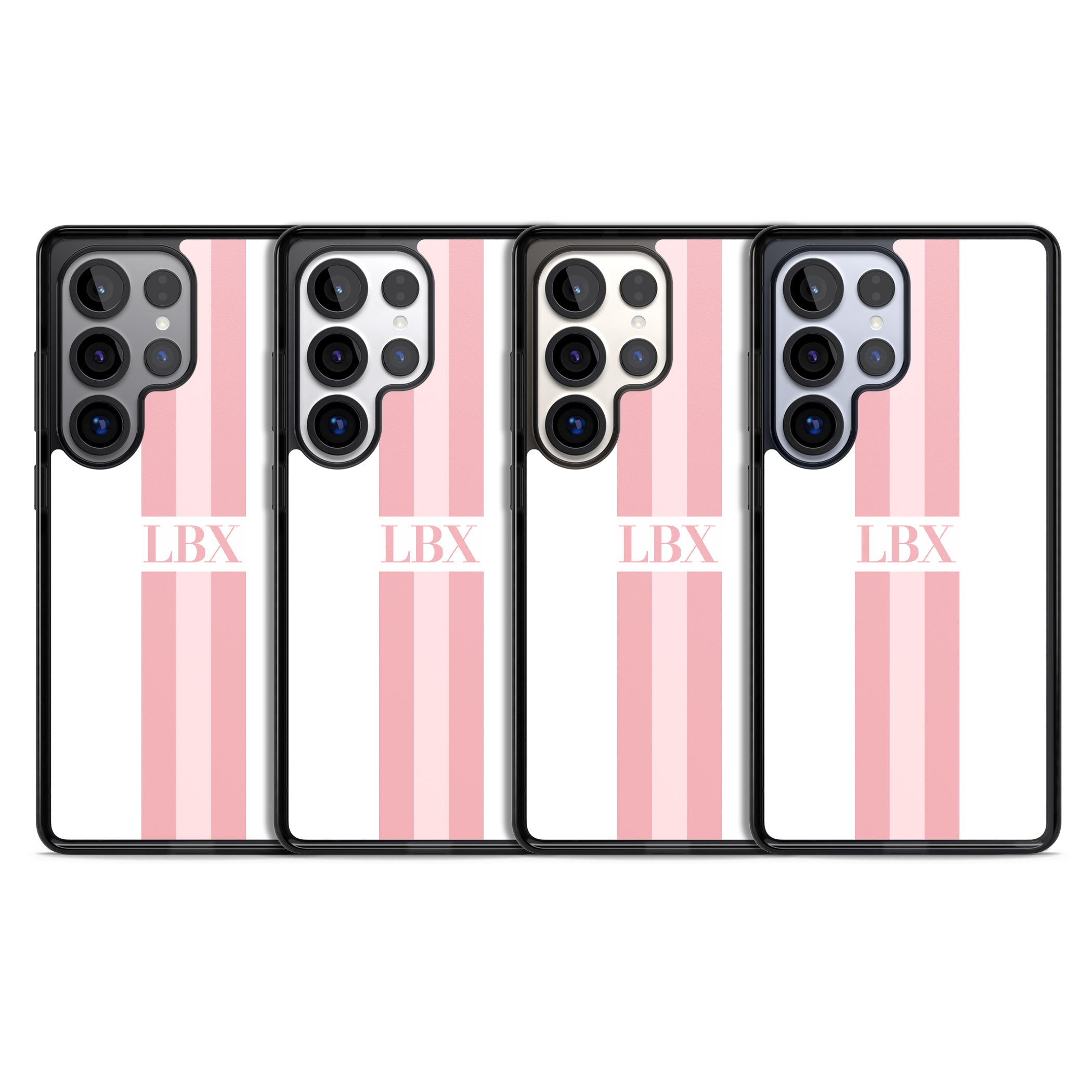 Personalised Minimal Pink Stripe